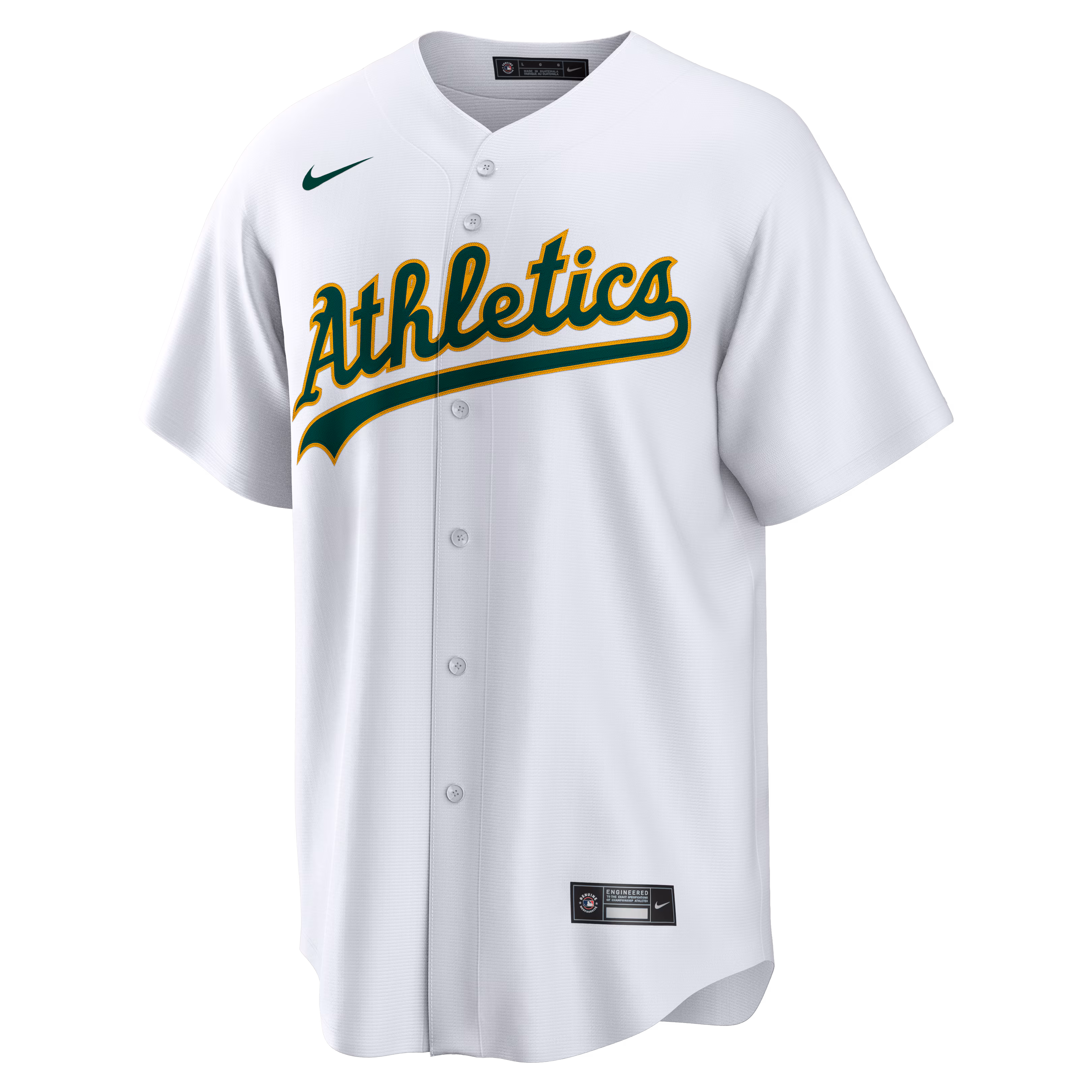 Nick Kurtz Athletics Nike Home Replica Player Jersey - White