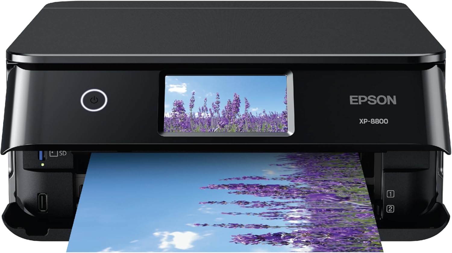 Epson Expression Photo XP-8800 Wireless Printer with 6-Color Claria Ink System, Borderless Prints up to 8.5