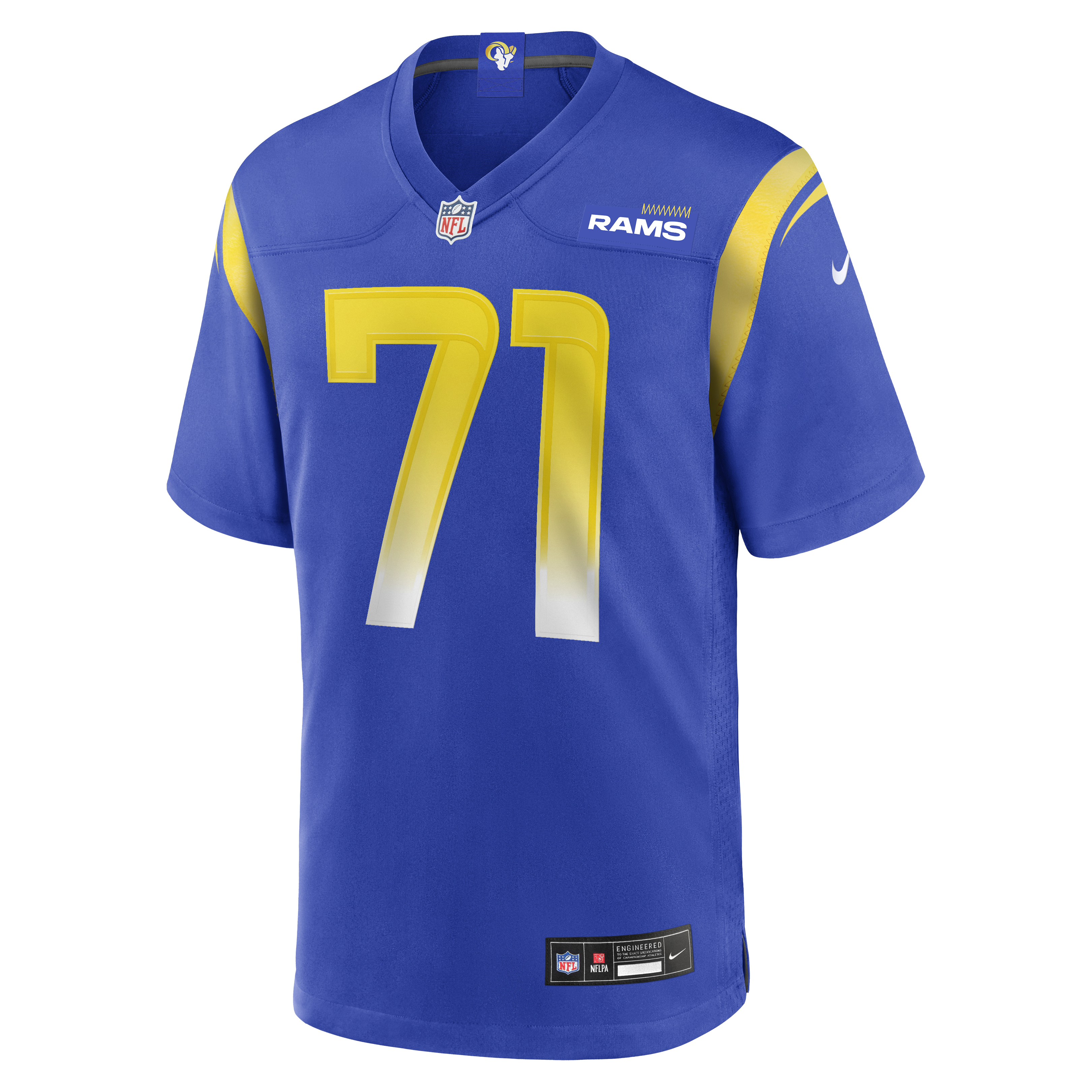 Warren McClendon Jr. Los Angeles Rams Nike Team Game Jersey - Royal