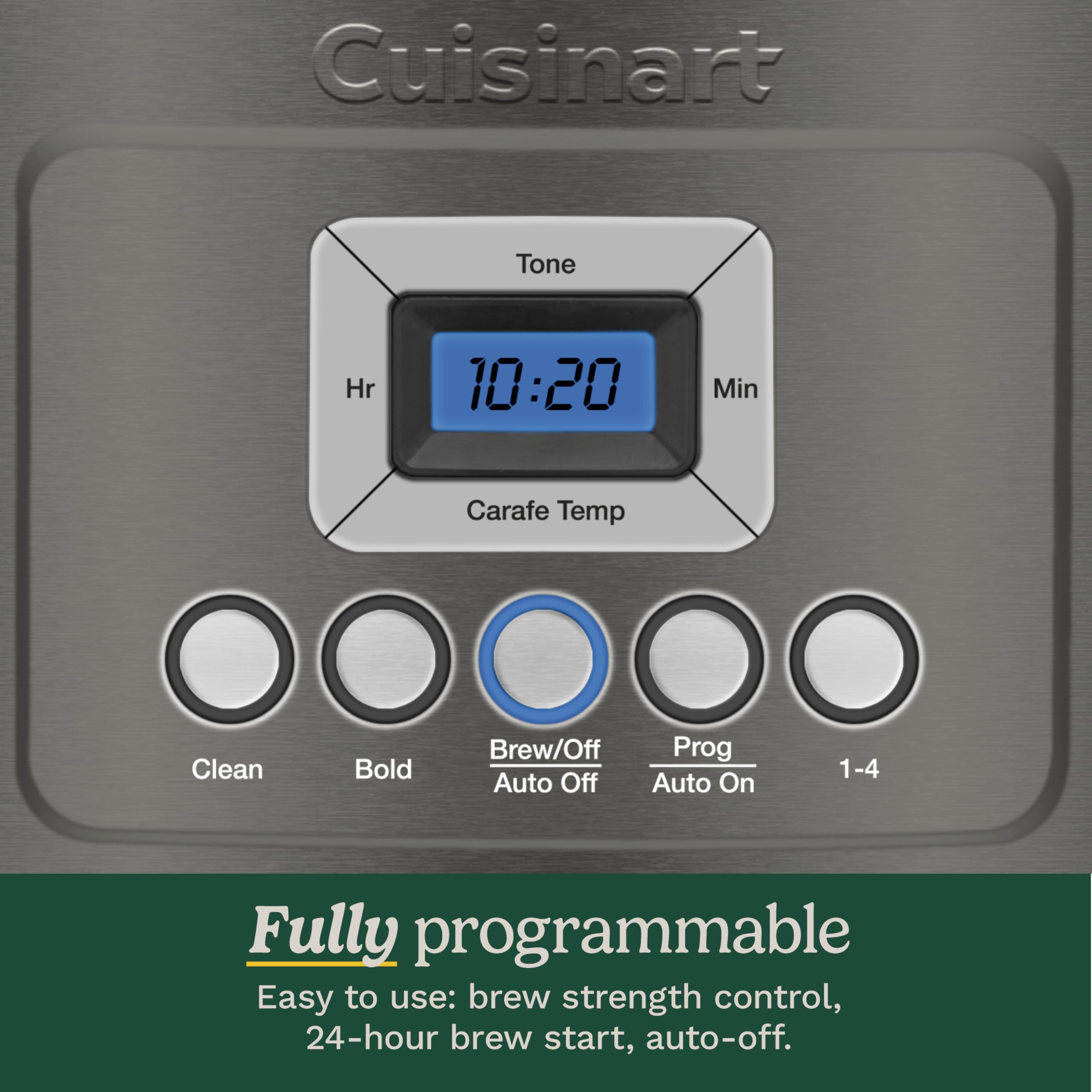 CUISINART 14-Cup Programmable Coffee Maker with Brew Strength