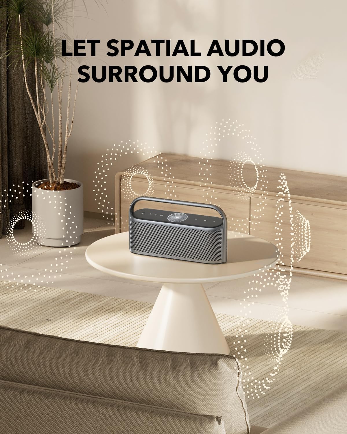 Soundcore Motion X600 by Anker Portable Bluetooth Speaker, Hi-Res Spatial Audio with Wireless 50W Sound, IPX7 Waterproof, Pro EQ, AUX-in, Speaker for Home, Office, Backyard and Bathroom Use (Green)