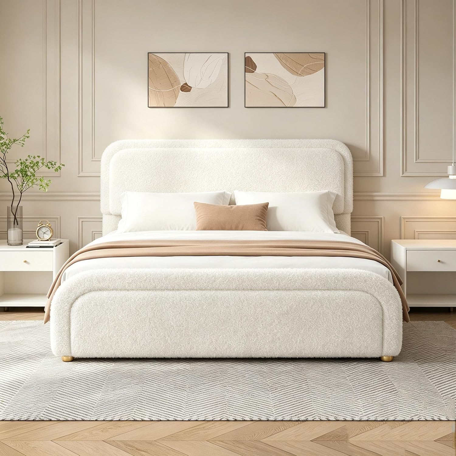 Queen Size Cloud Bed Frame with 47