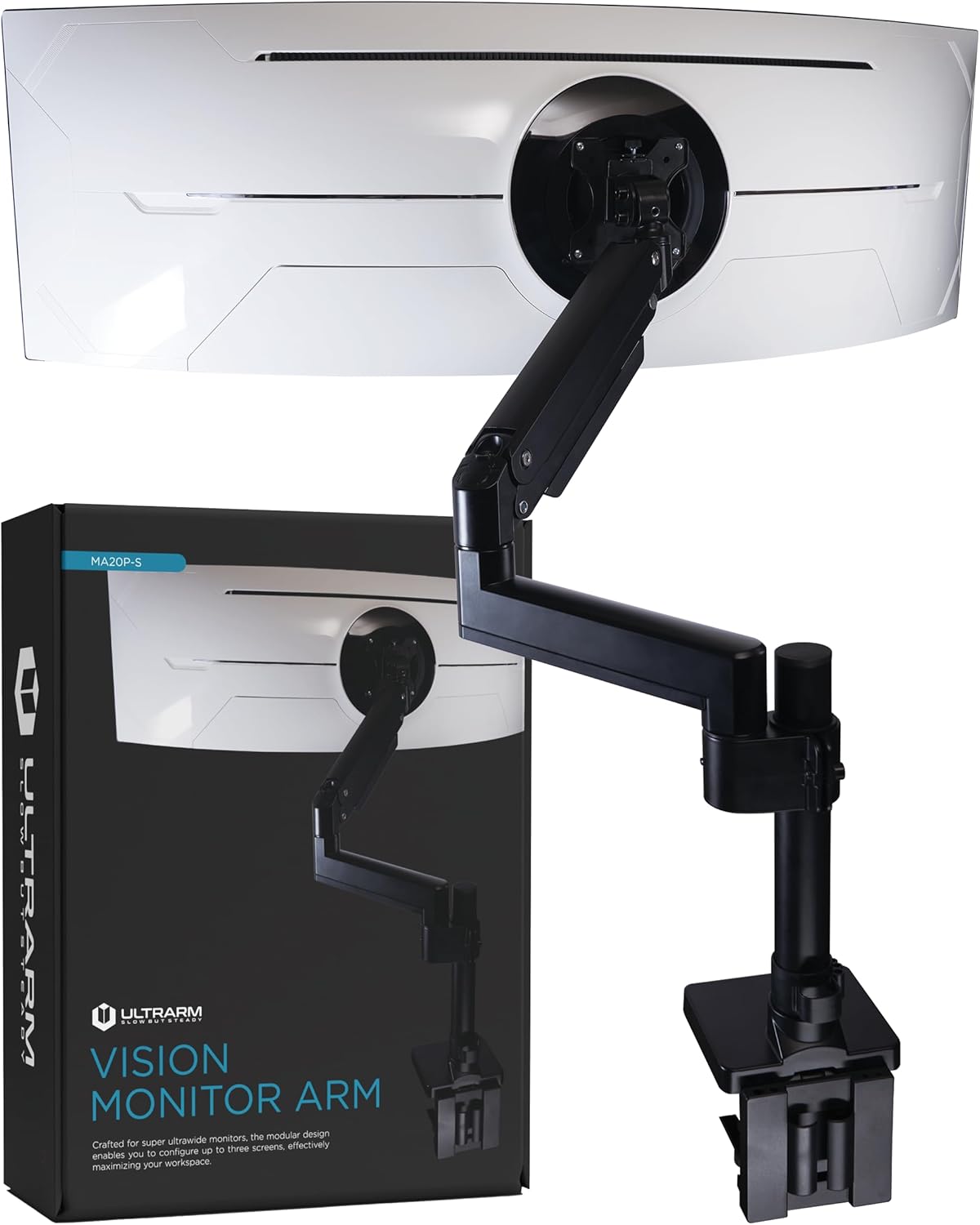 ULTRARM Heavy Duty Monitor Arm for Ultrawide Monitors up to 57