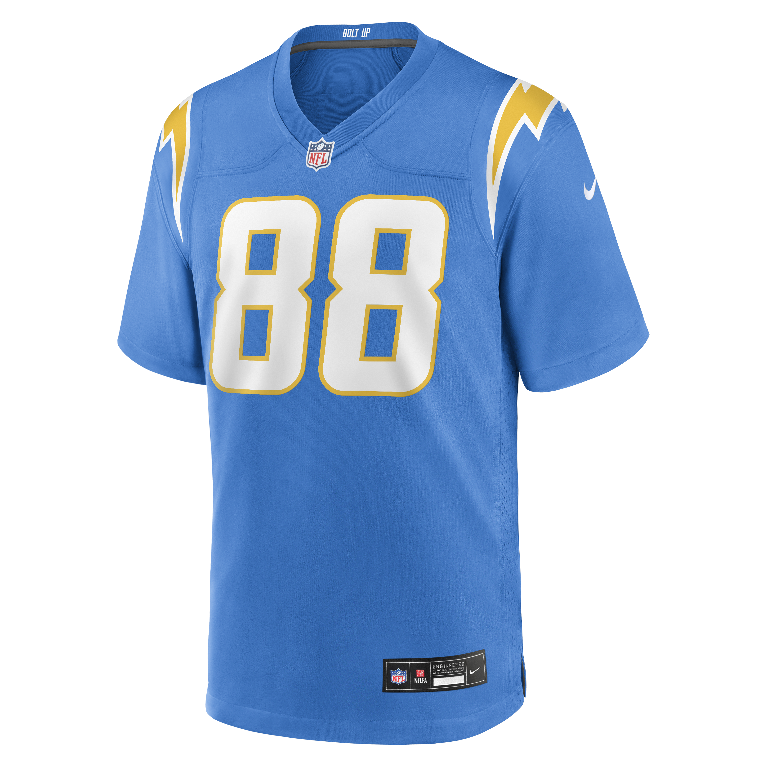 Charlie Kolar Los Angeles Chargers Nike Team Game Jersey -  Powder Blue