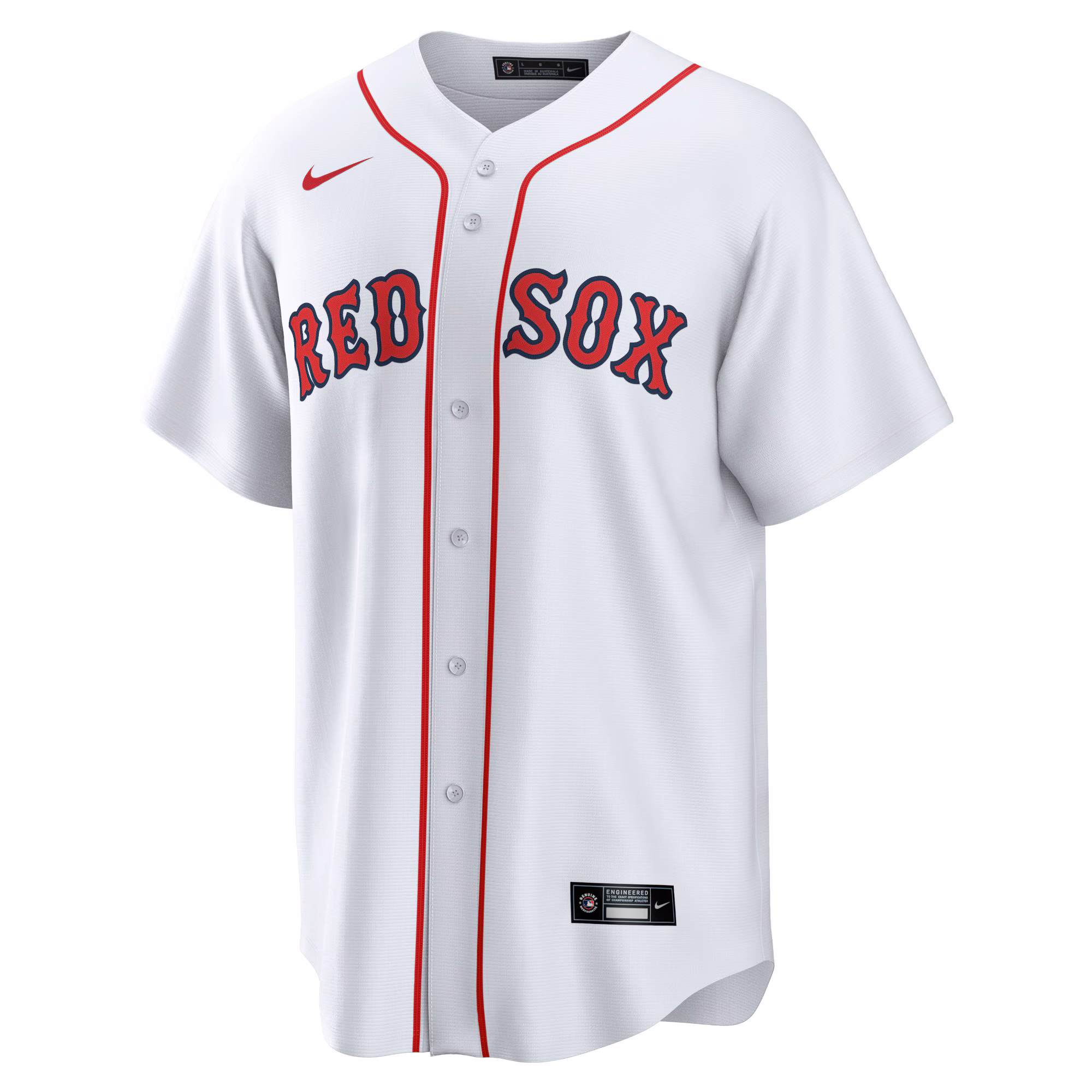 Boston Red Sox Nike Home Blank Replica Jersey - White