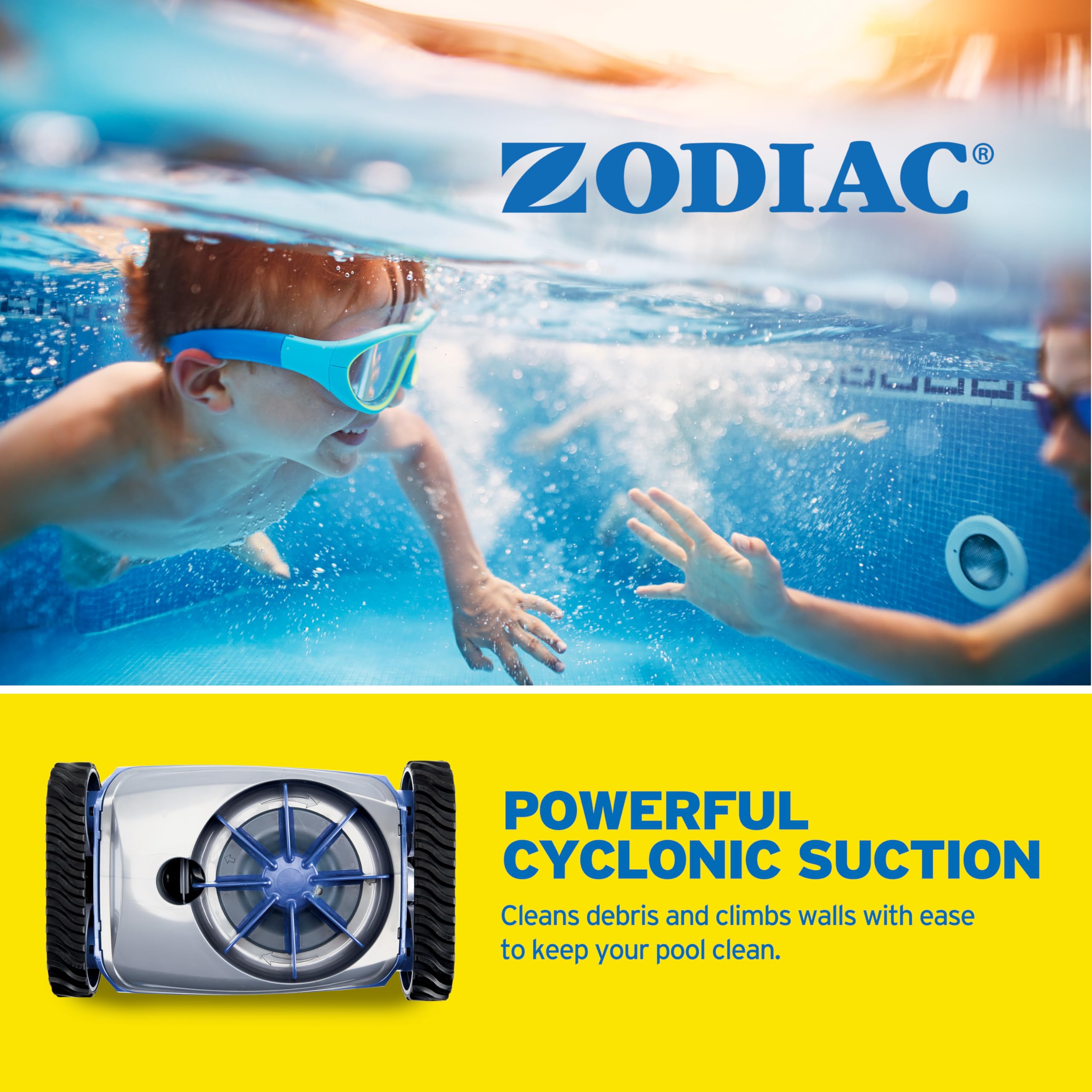 ZODIAC MX6 In-Ground Pool Cleaner with Cyclonic Suction