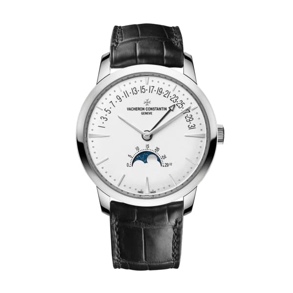 Vacheron Constantin Patrimony Watch Moon Phase Retrograde Date Ref 4010U/000G-B330