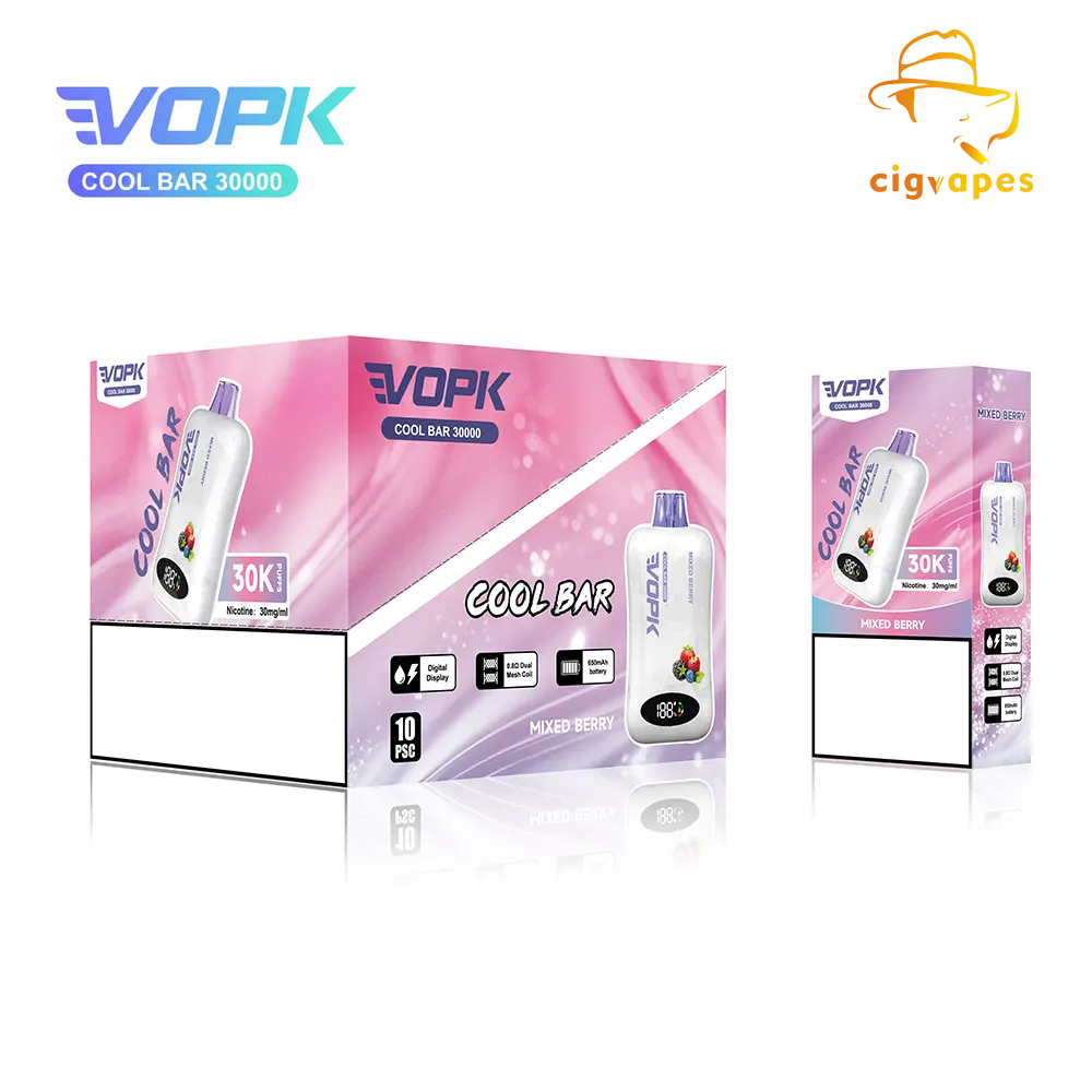 VOPK COOL BAR 30000 Puffs 30K Disposable Vape Rauchen
