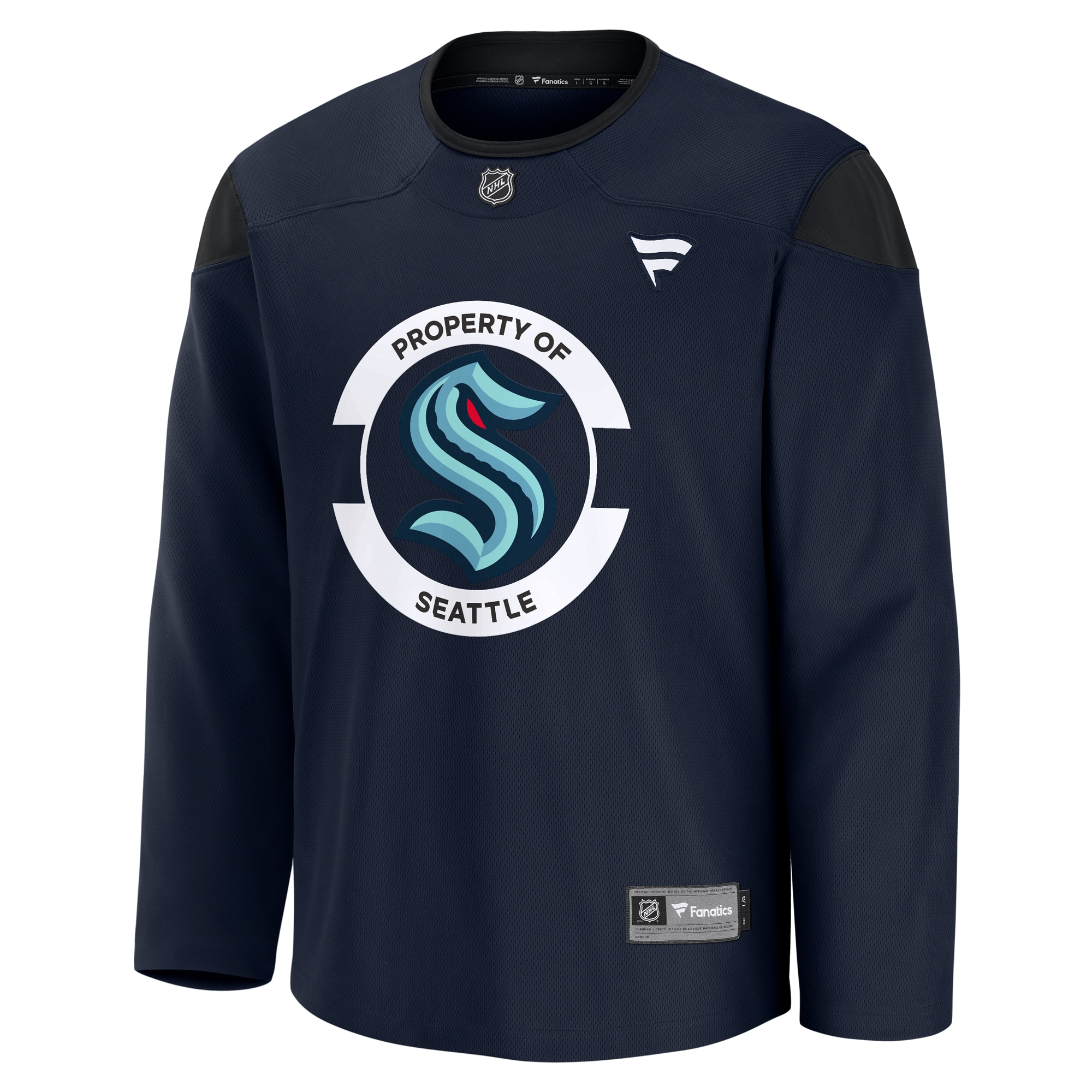 Seattle Kraken Fanatics Practice Jersey - Navy
