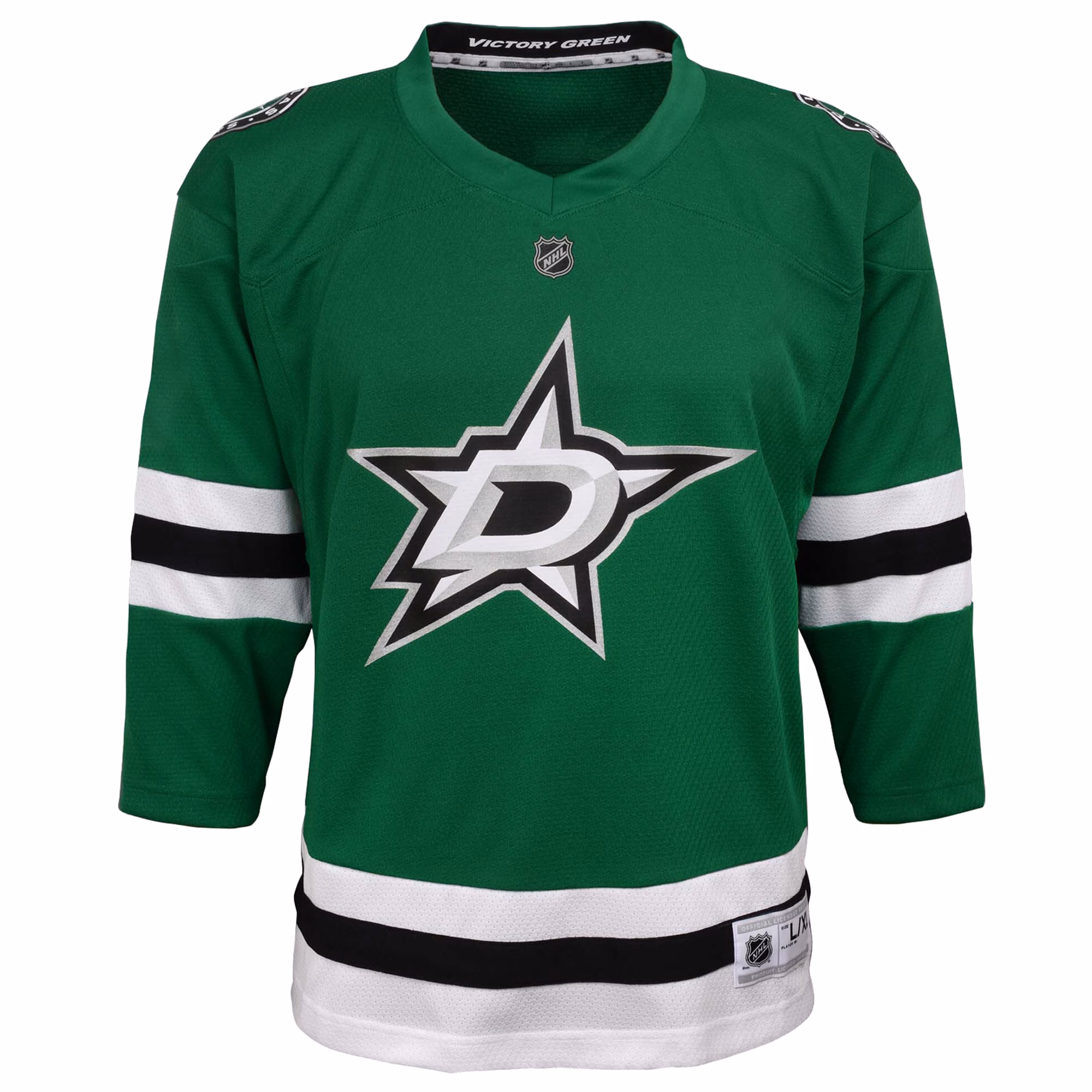 Dallas Stars Youth Home Replica Custom Jersey - Green