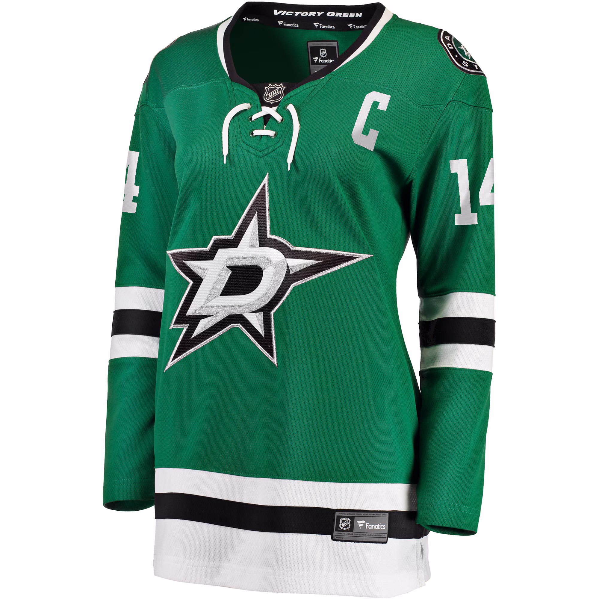 Jamie Benn Dallas Stars Fanatics Women's Captain Patch Home Breakaway Player Jersey - Kelly Green