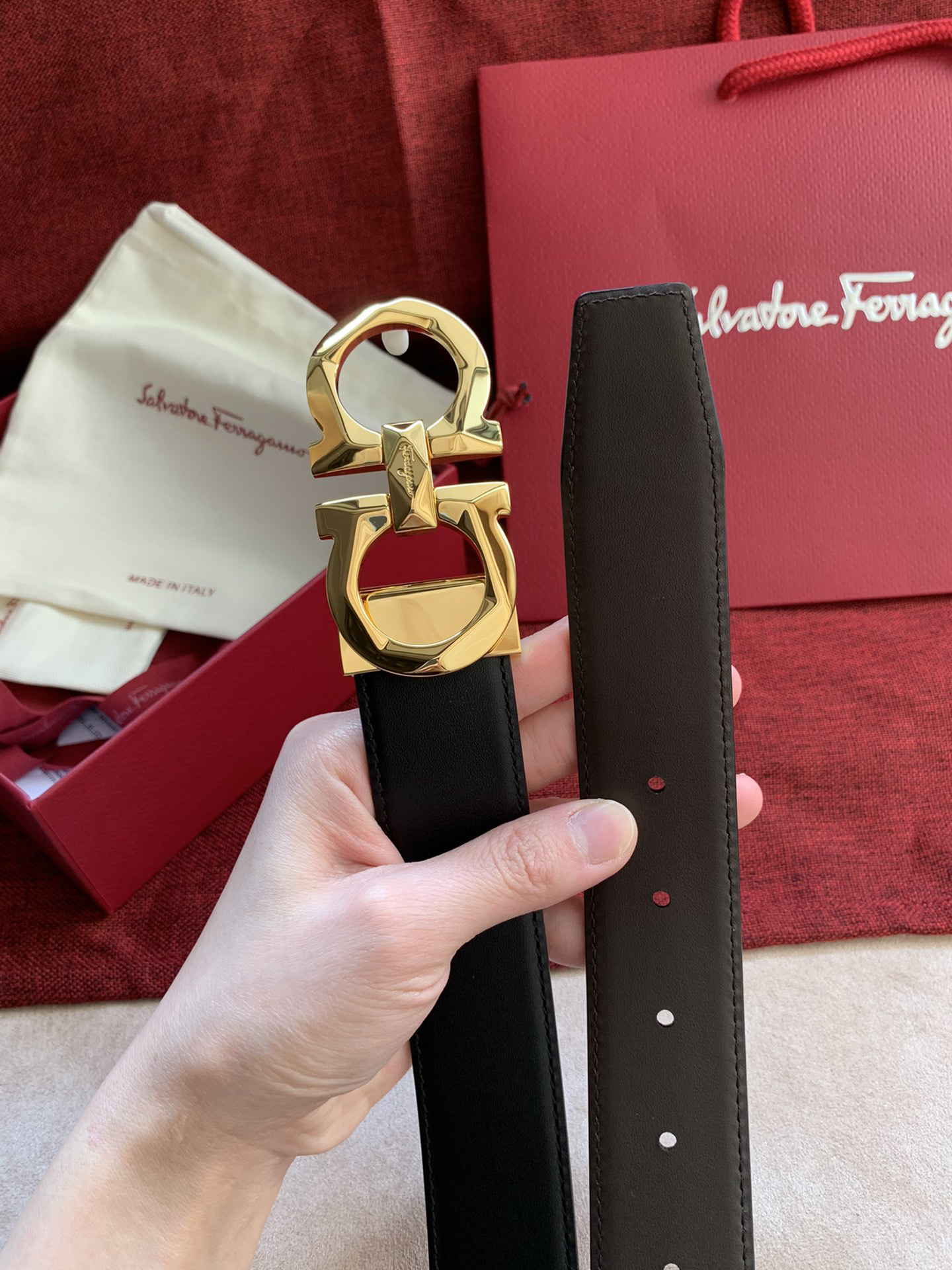 Ferragamo belt-123