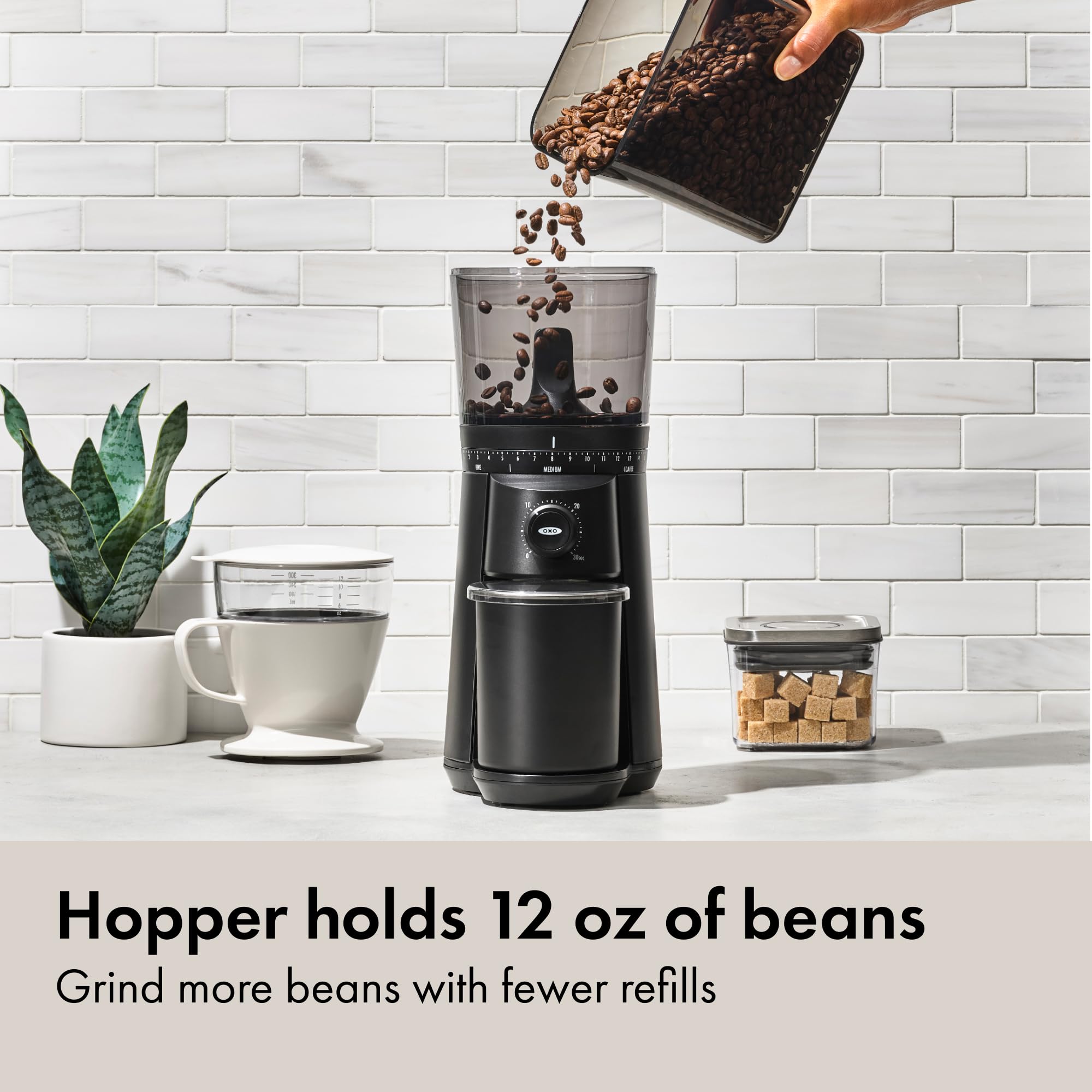 OXO Brew Conical Burr Grinder - Matte Black, Automatic Grind