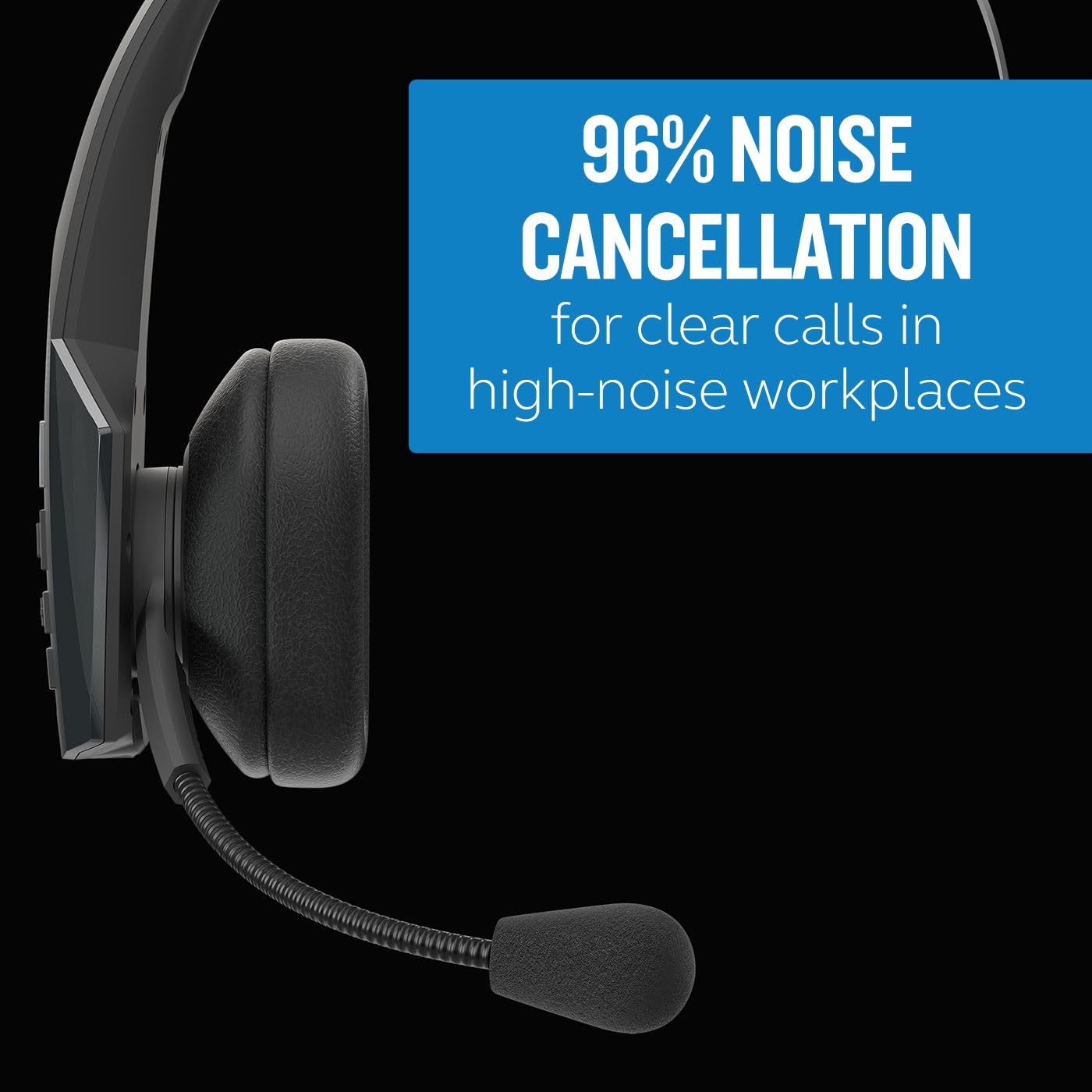 BLUEPARROTT B350-XT Bluetooth Headphones - 96% Noise Canceling