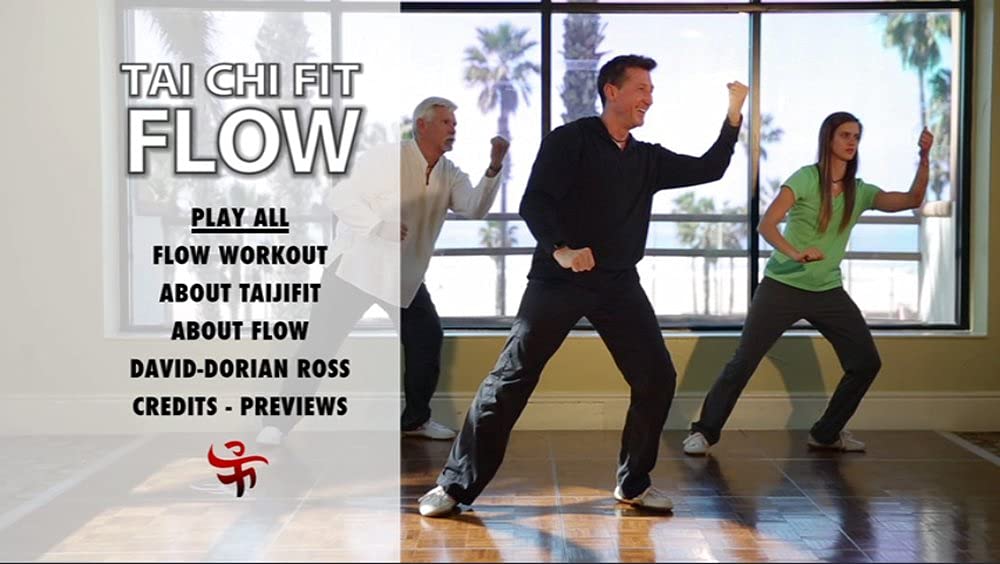 Bundle: Tai Chi Fit 2-DVD set with Wood Tai Chi Balls - FLOW / STRENGTH with David-Dorian Ross **Bestselling New Starter Pack**
