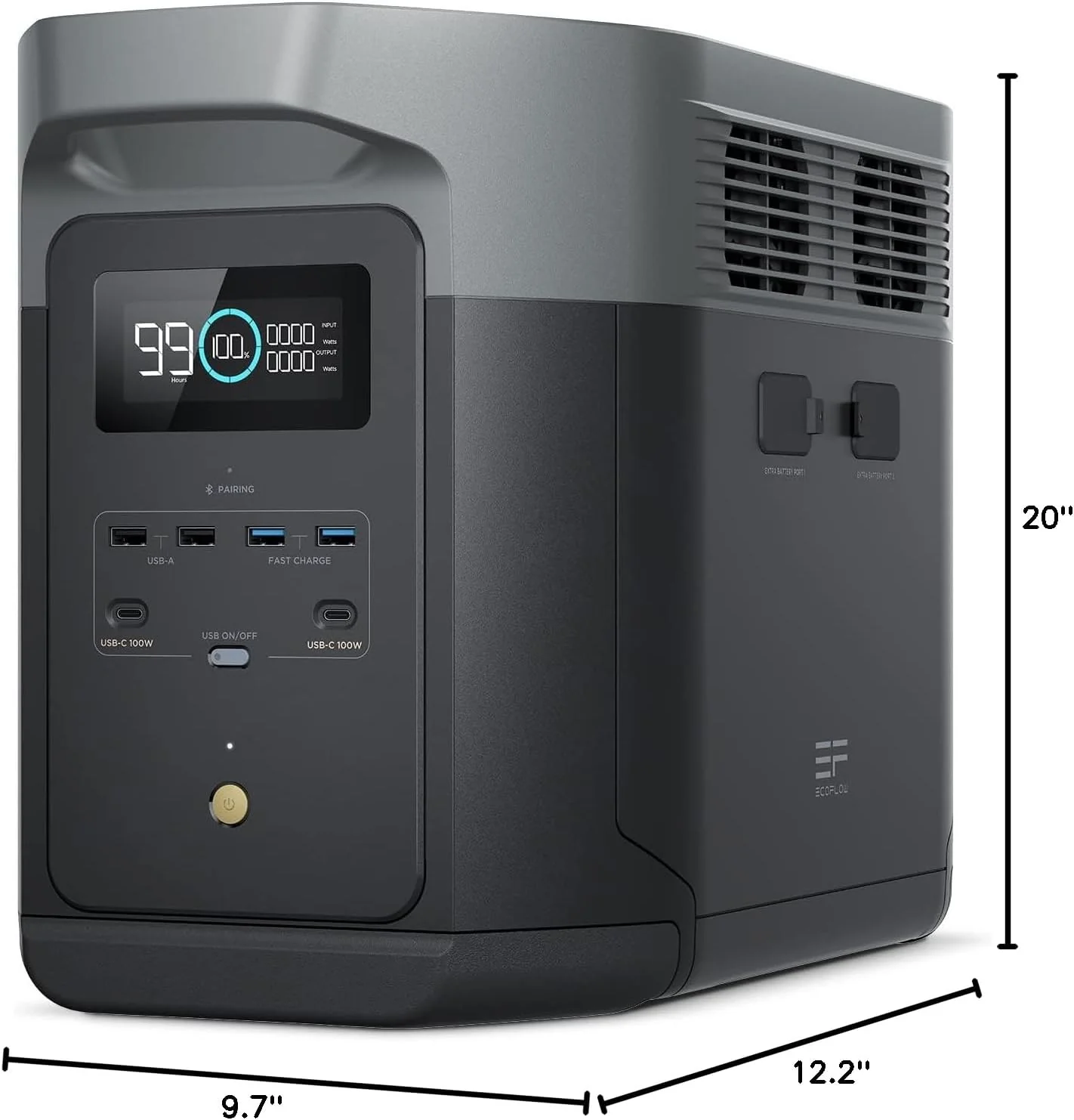 Portable Power Station Delta 2 Max – 2400W Solar Generator