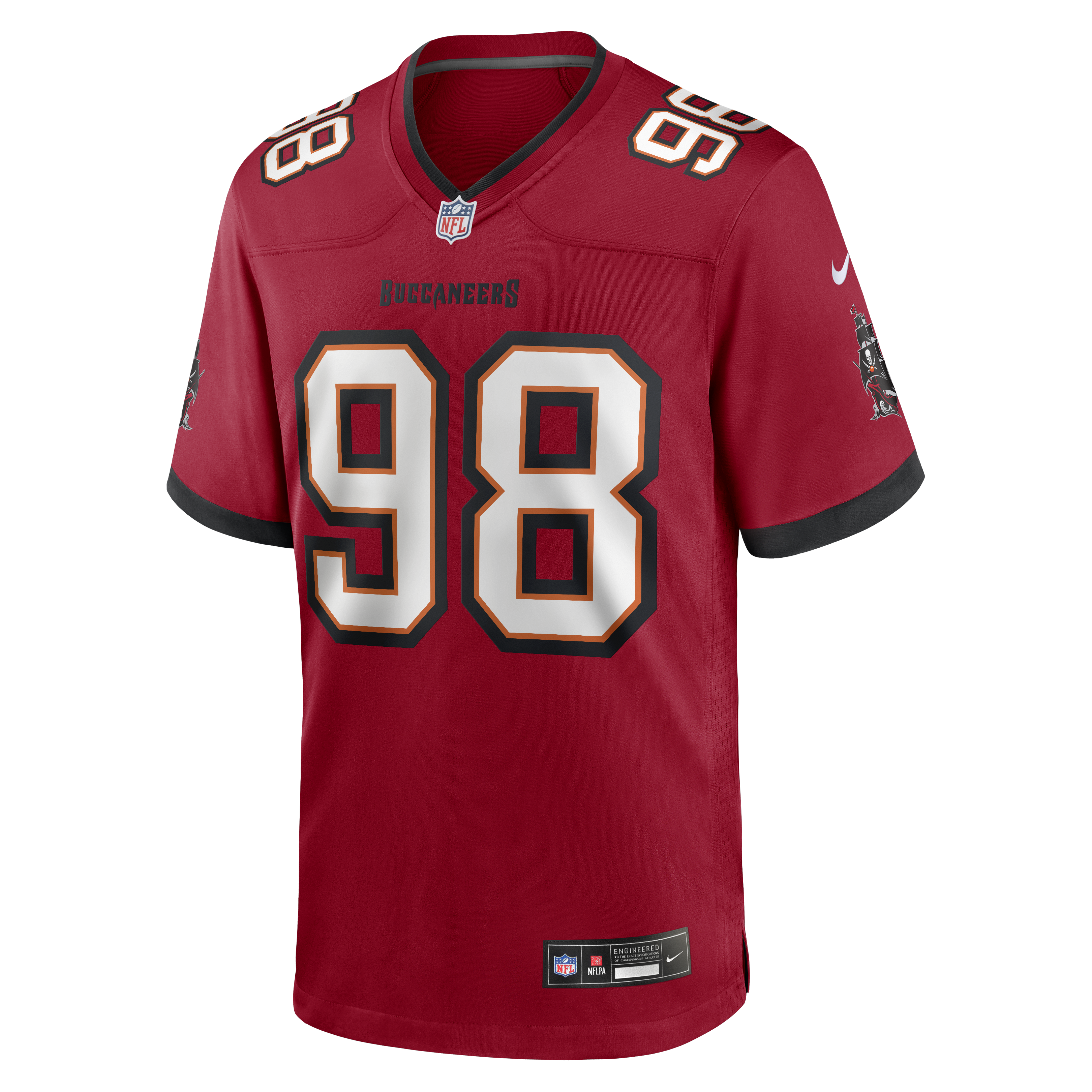 Anthony Nelson Tampa Bay Buccaneers Nike Game Jersey - Red