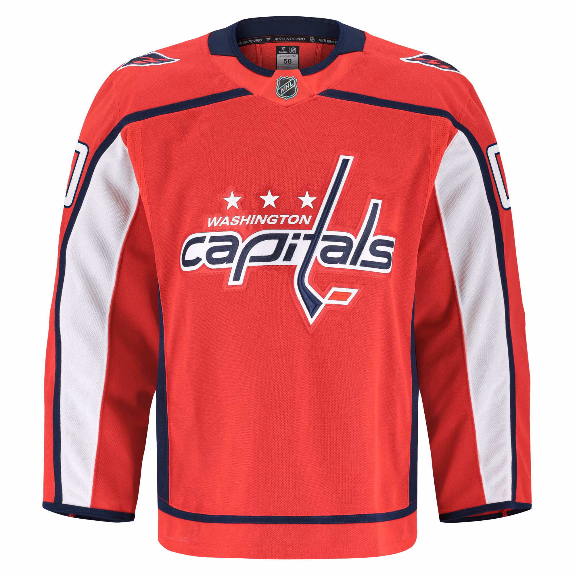 Washington Capitals Fanatics Home Authentic Pro Custom Jersey - Red