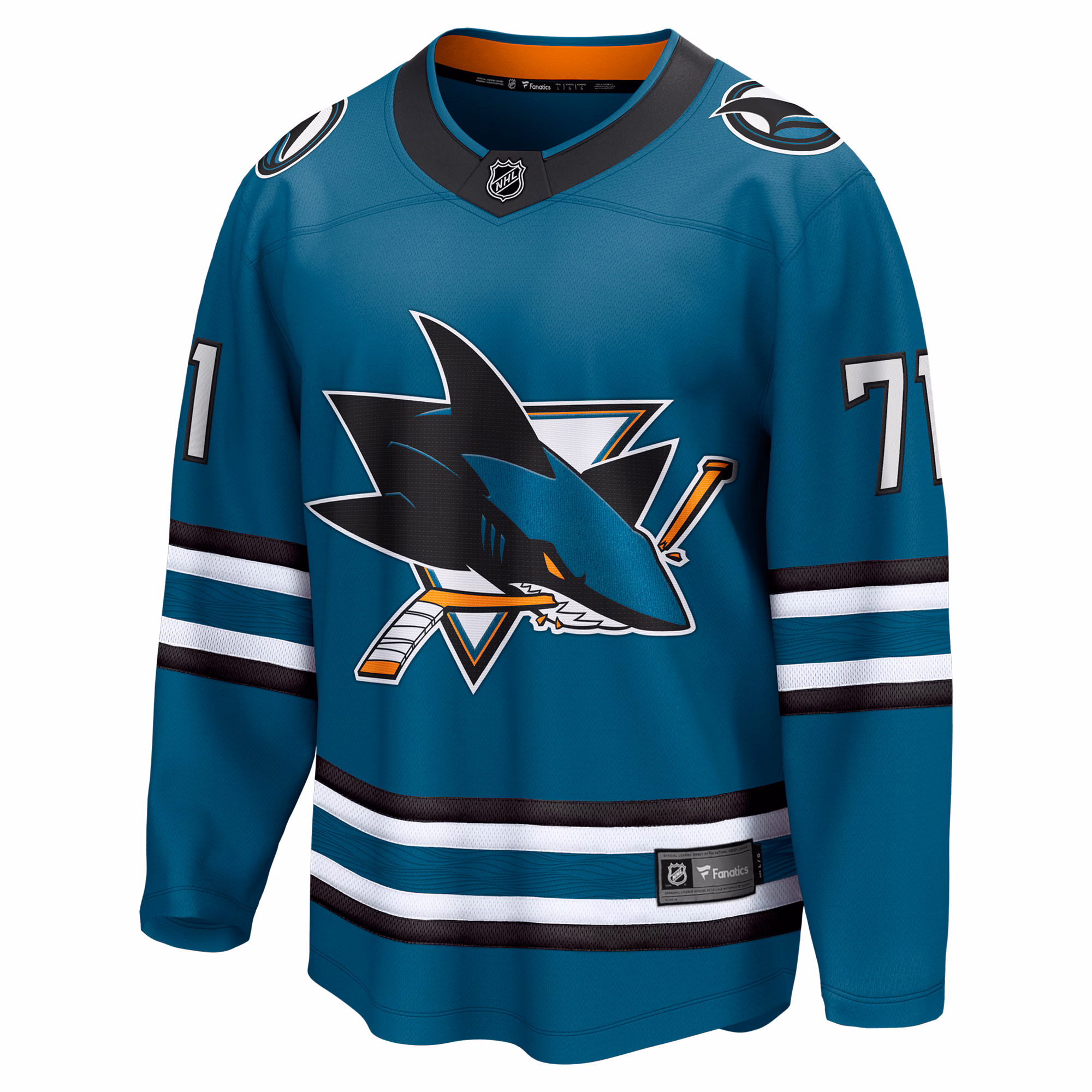 Macklin Celebrini San Jose Sharks Fanatics  Home Breakaway Jersey – Teal