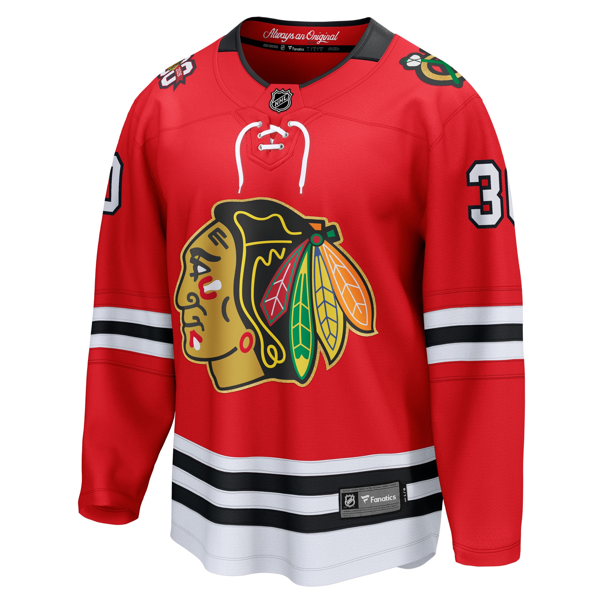 Spencer Knight Chicago Blackhawks Fanatics Centennial Breakaway Player Jersey - Red