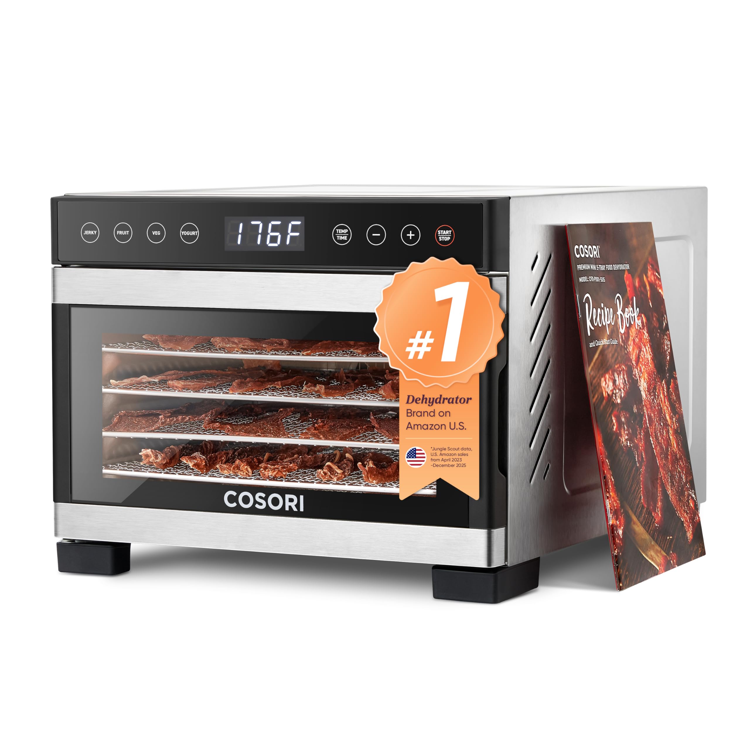 COSORI Food Dehydrator with 5 Trays & 48H Timer
