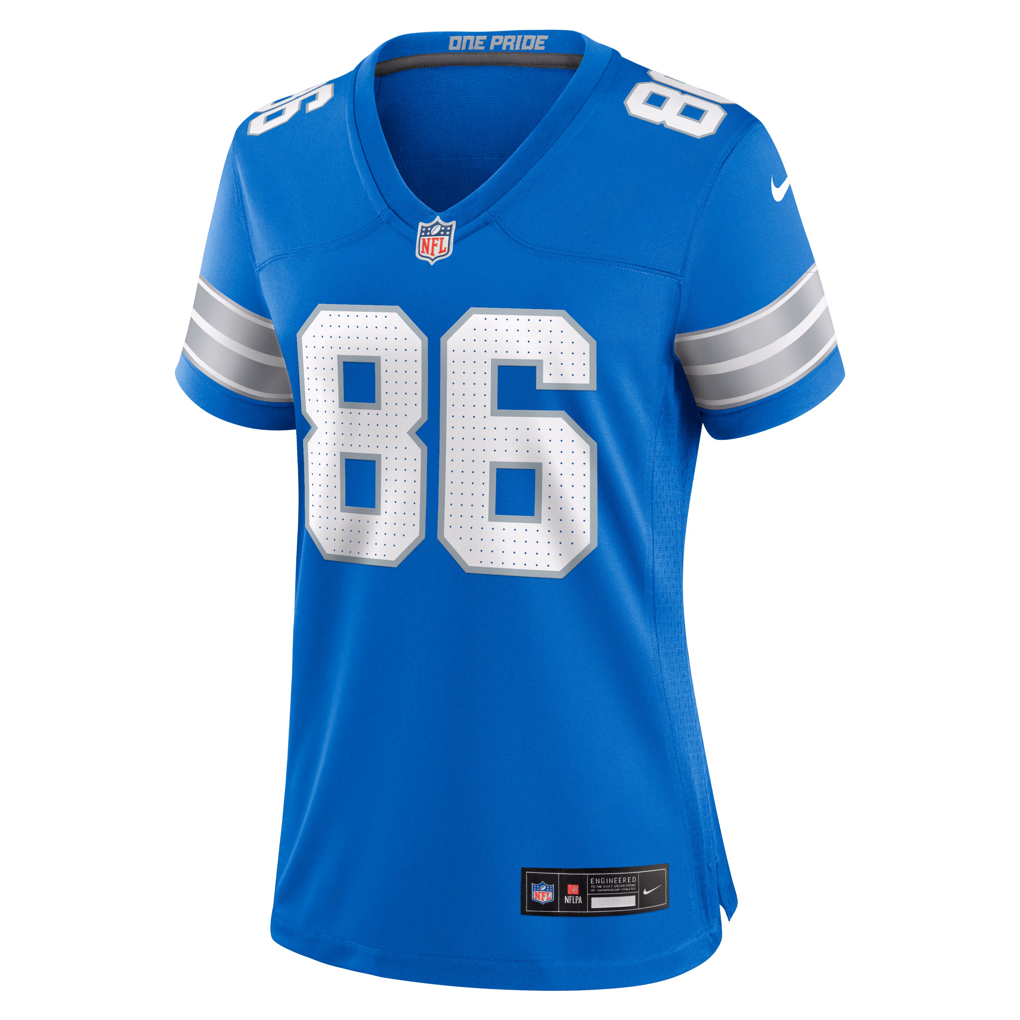 Anthony Firkser Detroit Lions Nike Women's Team Game Jersey -  Blue