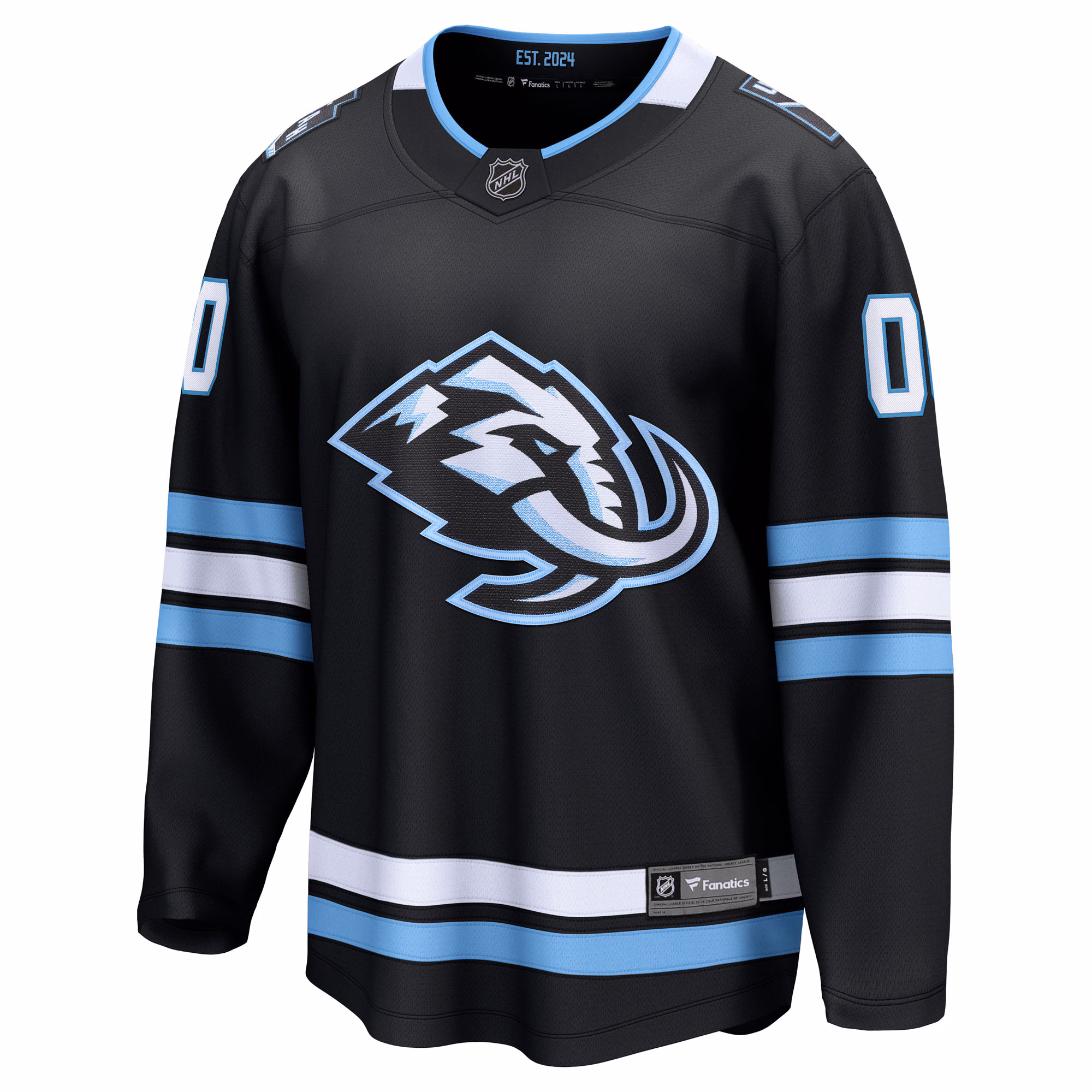 Utah Mammoth Fanatics Home Breakaway Custom Jersey - Black