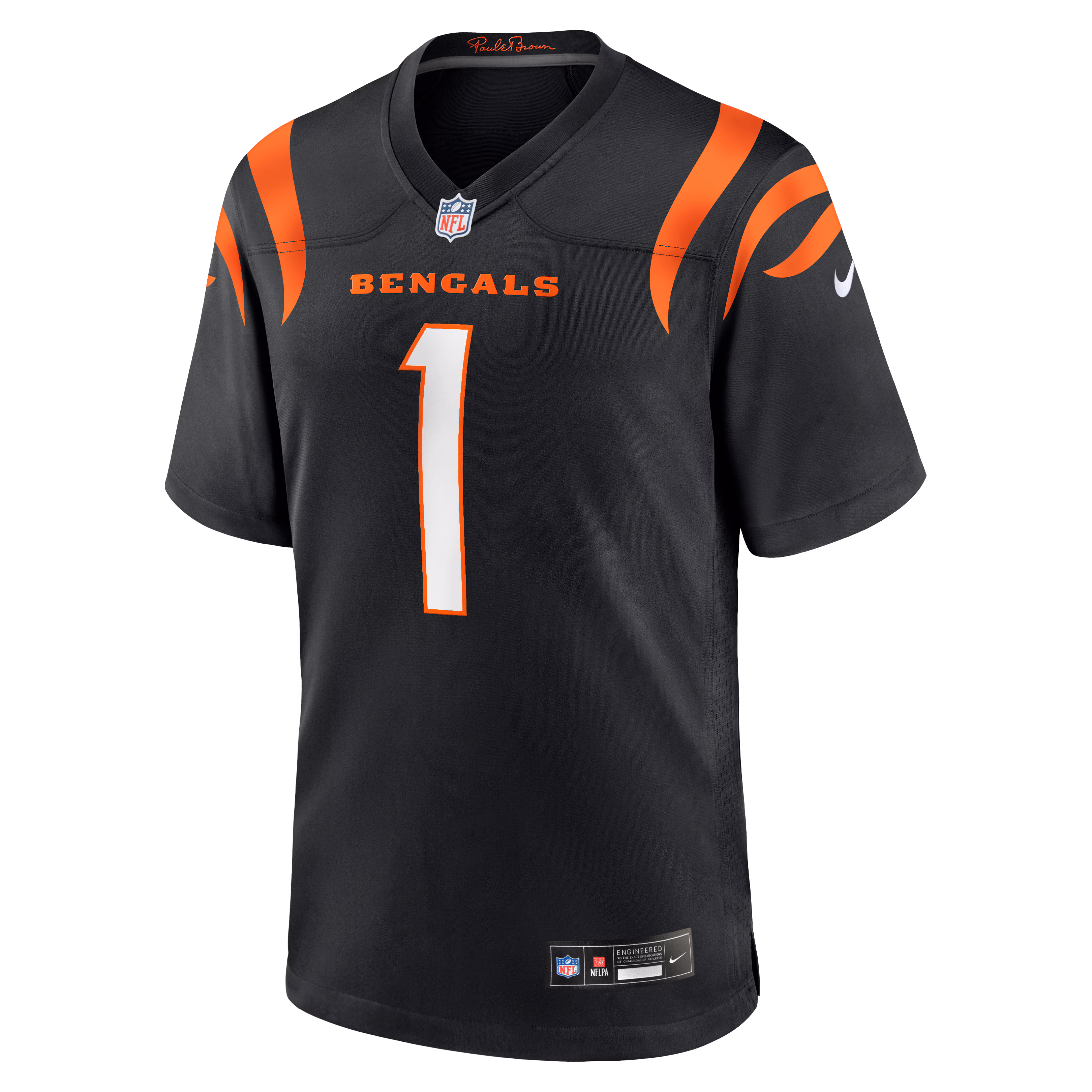Number 1 Groom Cincinnati Bengals Nike Game Jersey - Black