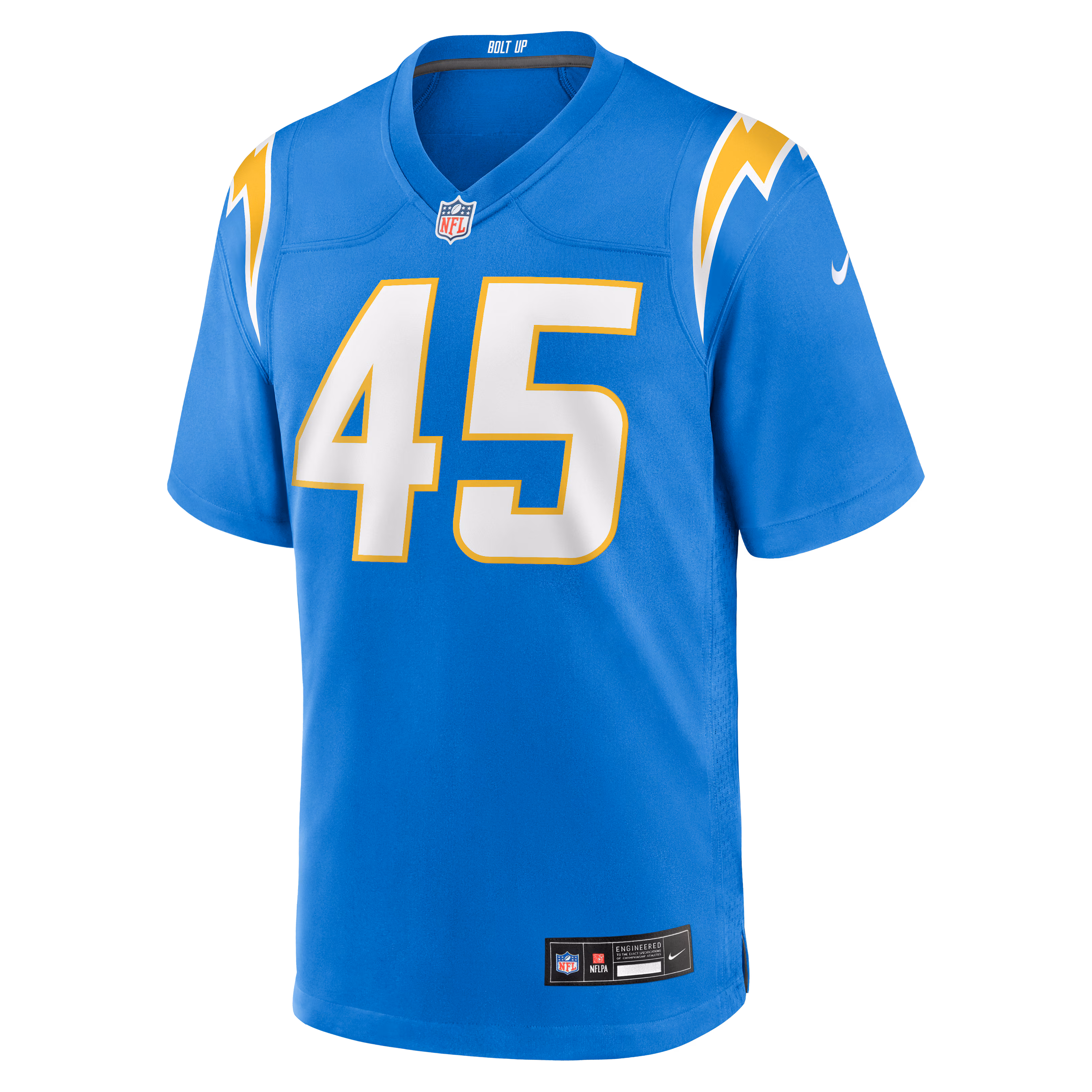 Tuli Tuipulotu Los Angeles Chargers Nike Team Game Jersey - Powder Blue
