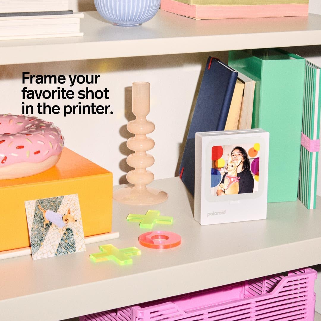 Polaroid Hi-Print - Bluetooth Connected 3x3 Photo Dye-Sub Printer Photo Paper Bundle - 60 Photo Sheets Inlcuded (6647)