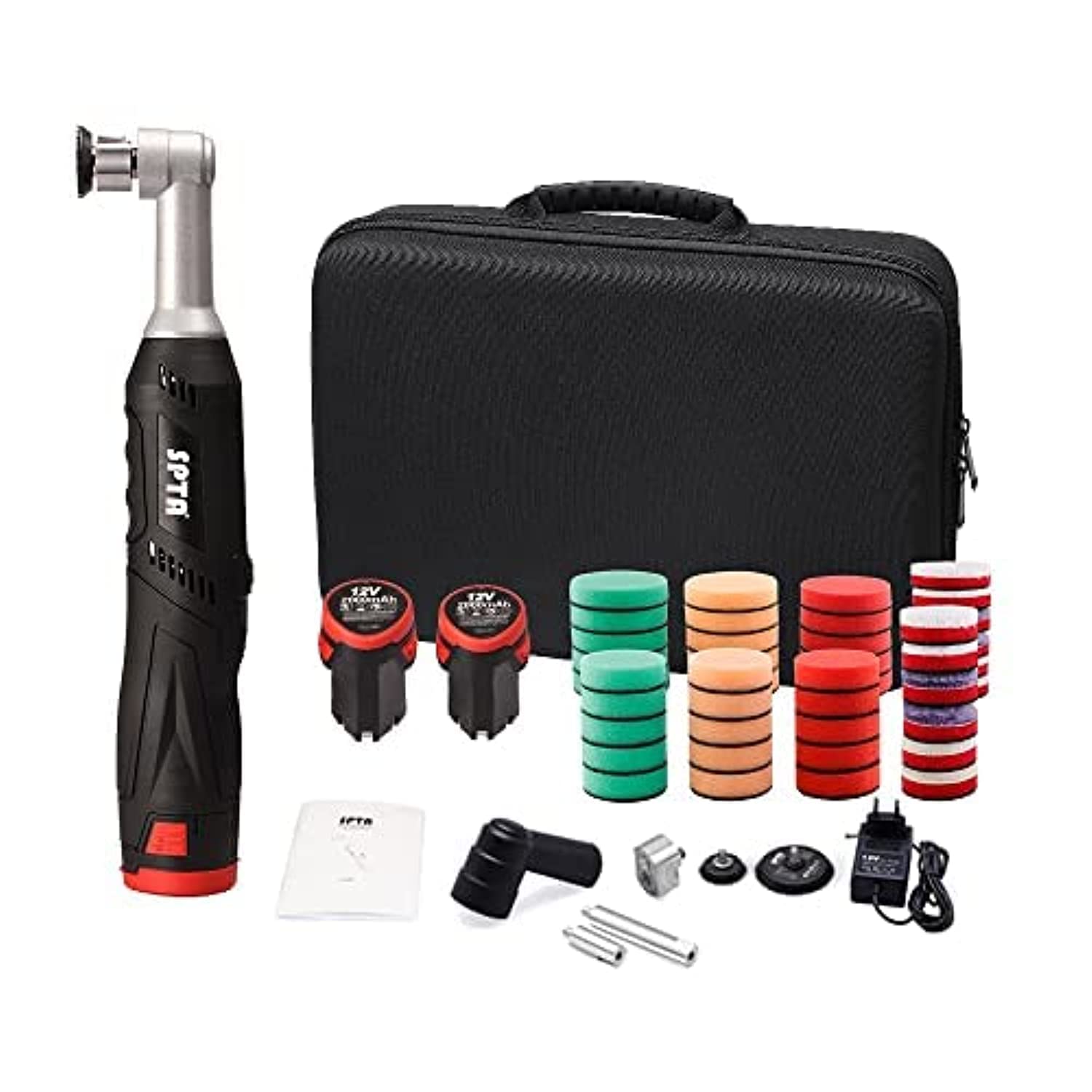 SPTA Cordless Mini Car Polisher - 12V Scratch Remover