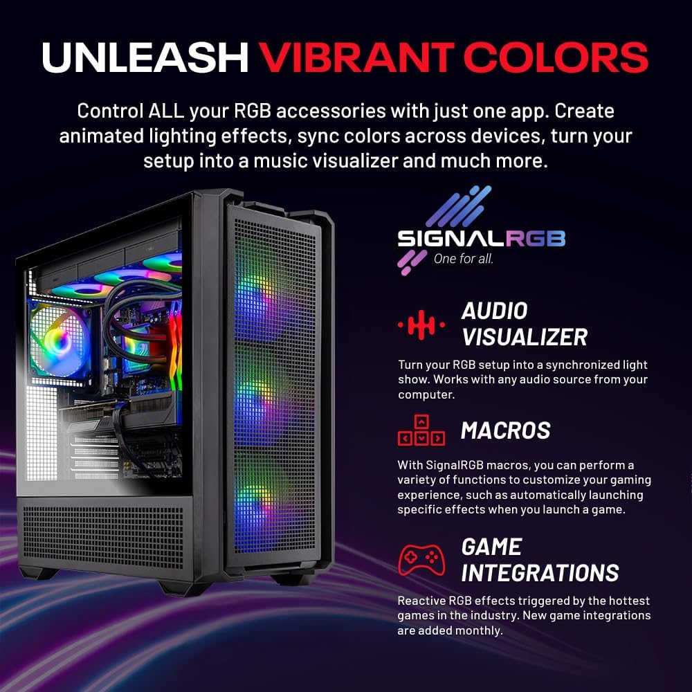 Skytech Gaming Edge Gaming PC, AMD Ryzen 5 5500 3.6GHz, NVIDIA RTX 5050 8GB, 1TB NVMe SSD, 16GB DDR4 RAM 3200, 650W Gold PSU, Wi-Fi, Win 11, Desktop