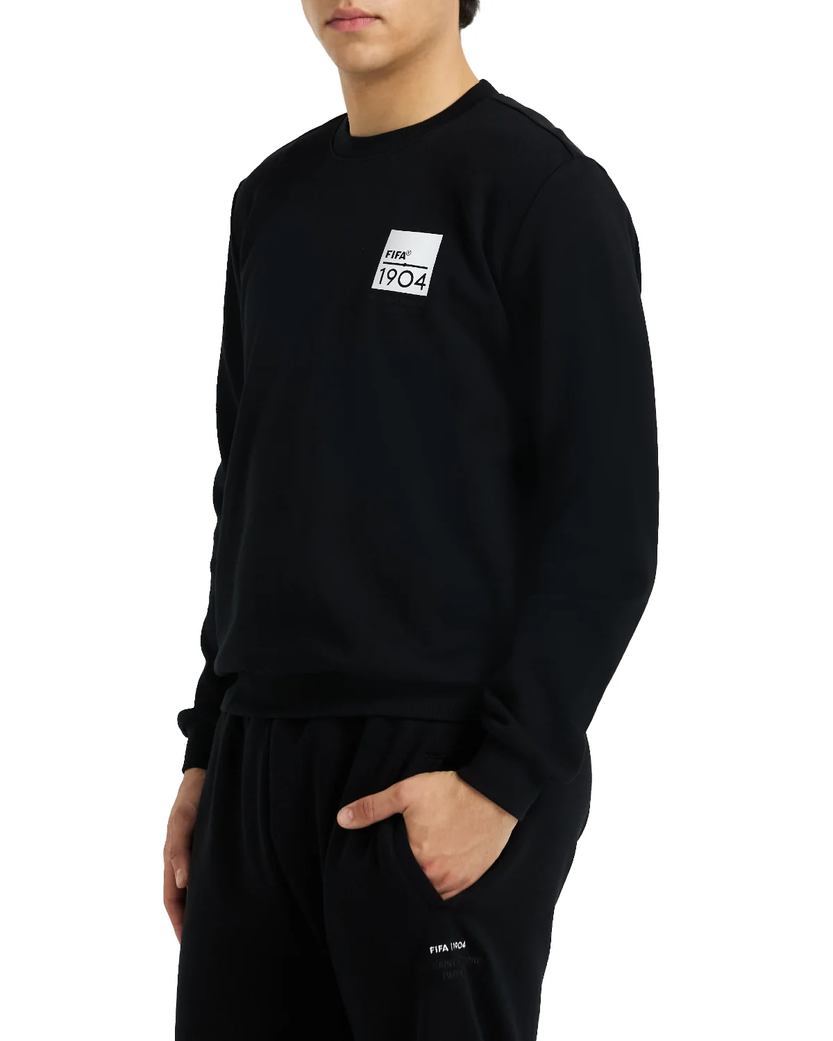 FIFA 1904 Black Square Crewneck - Unisex