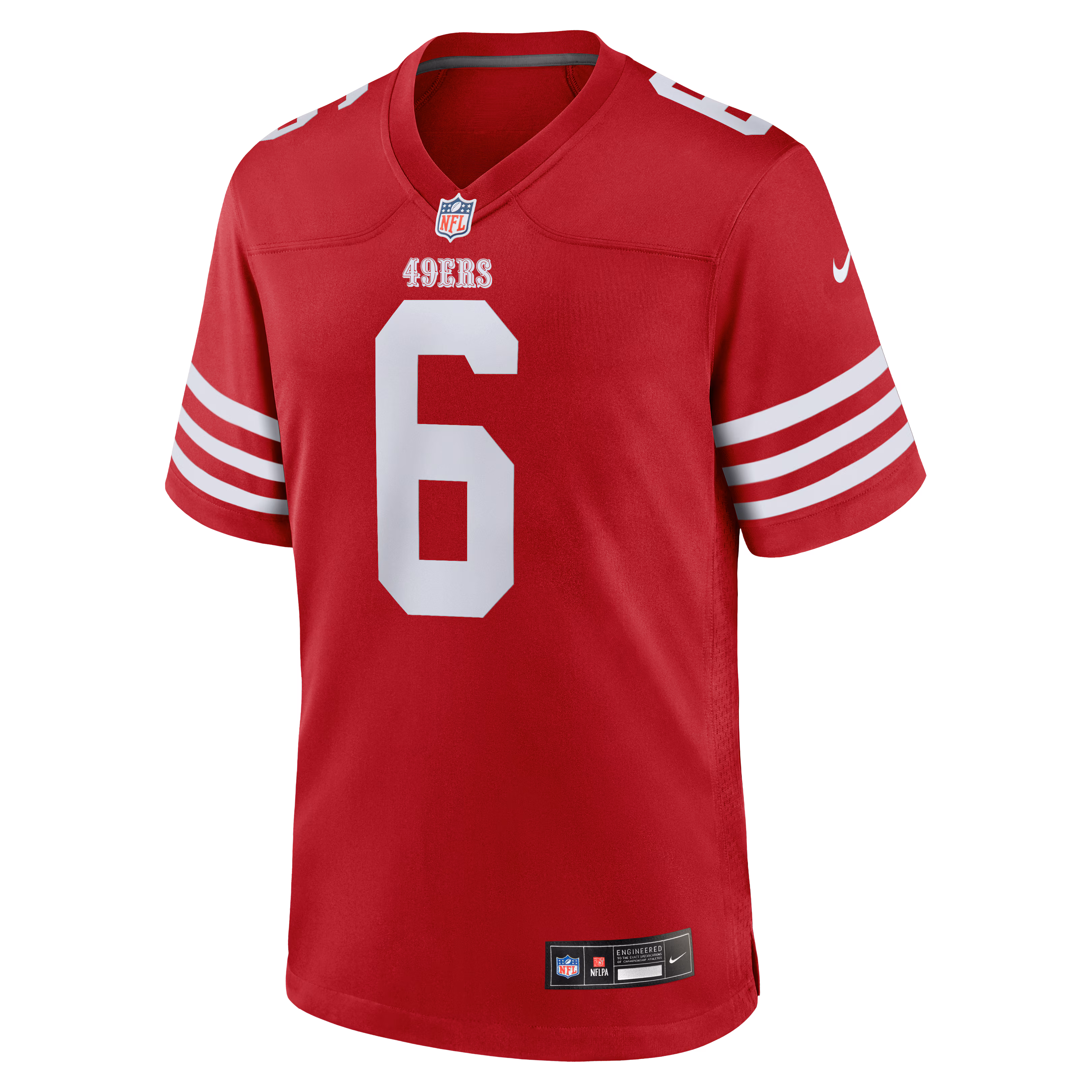 Malik Mustapha San Francisco 49ers Nike  Game Jersey -  Scarlet