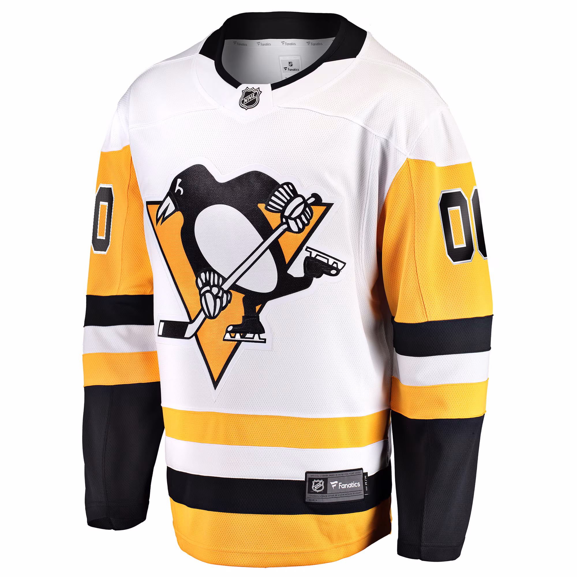 Pittsburgh Penguins Fanatics Away Breakaway Custom Jersey - White