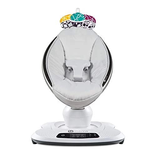 4moms庐 mamaRoo 4 Multi-MotionTM Baby Swing, Bluetooth Baby Rocker with 5 Unique Motions