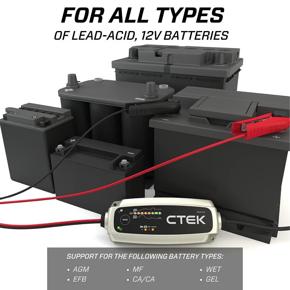 CTEK 40-206 MXS 5.0 12V Fully Automatic Battery Charger