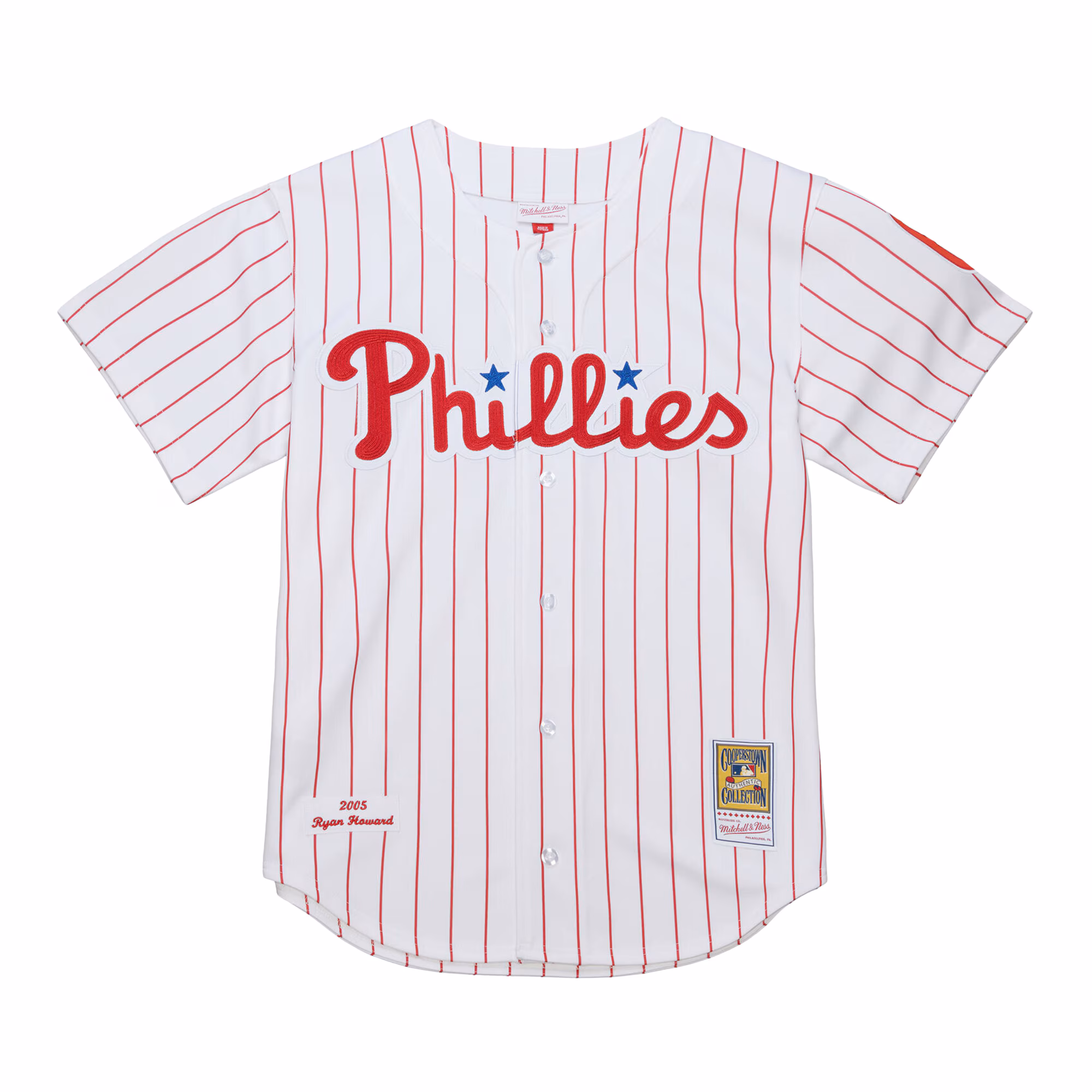 Ryan Howard Philadelphia Phillies Mitchell & Ness Cooperstown Collection Authentic Jersey – White