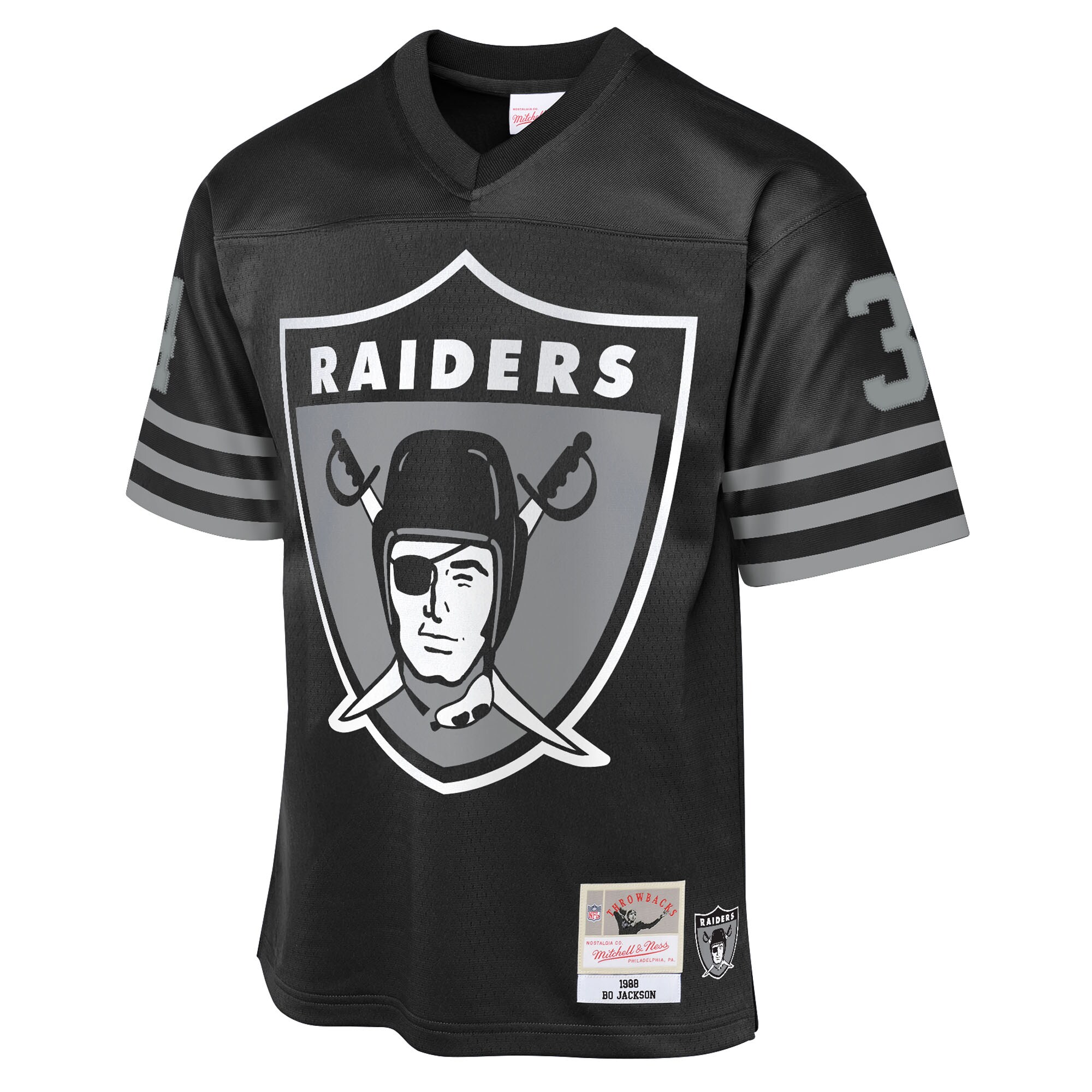 Bo Jackson Las Vegas Raiders Mitchell & Ness Youth 1988 Throwback Fashion Jersey - Black