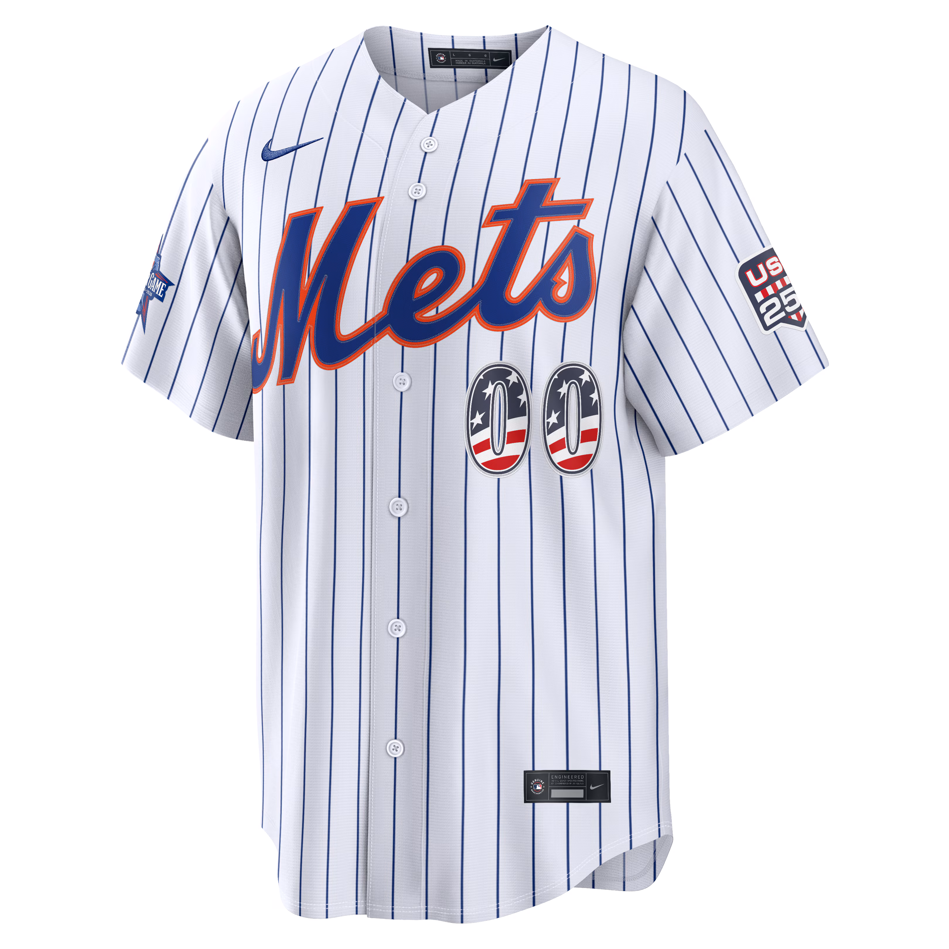 2026 All-Star Edition Stars & Stripes New York Mets  Nike White Stadium Pick-A-Player Jersey