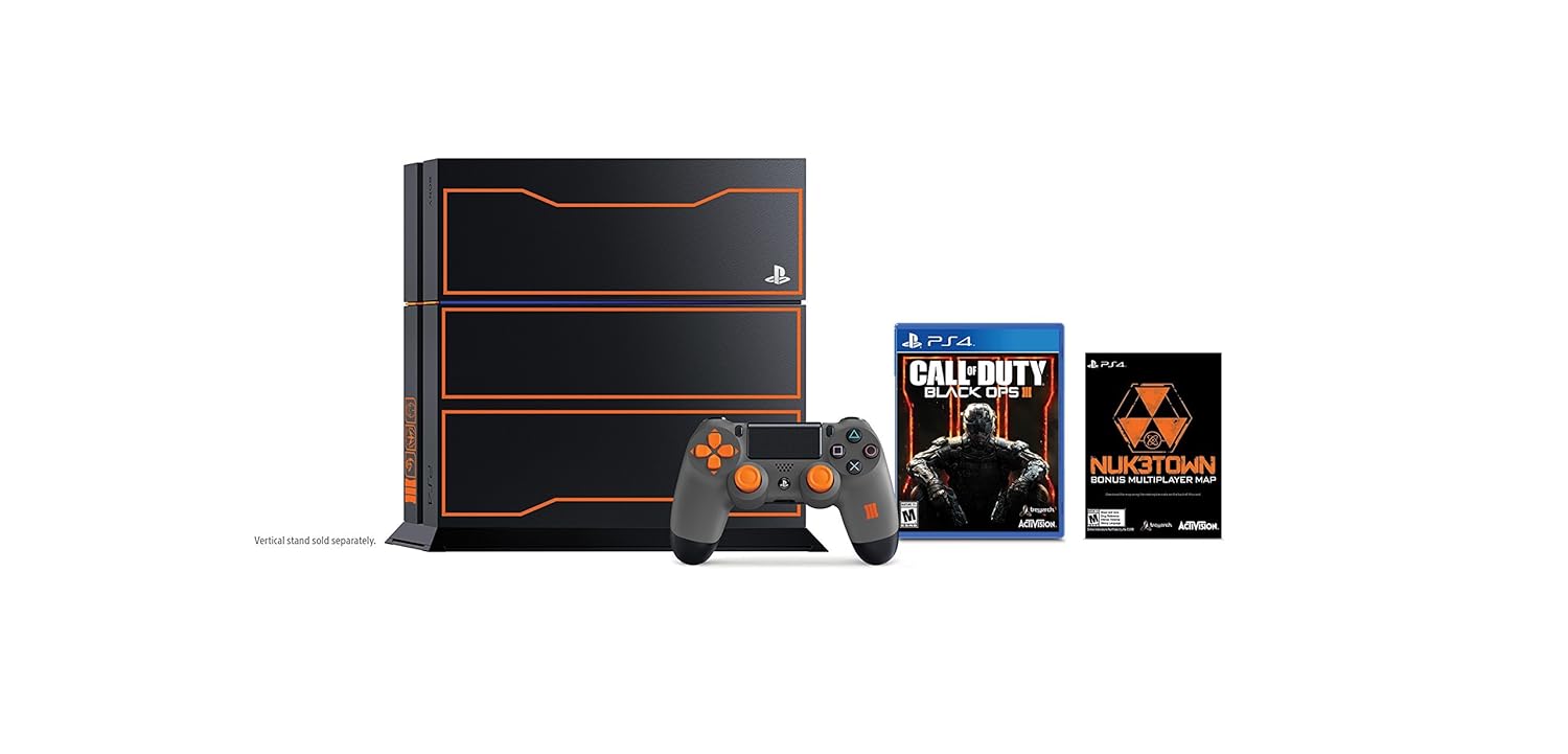PlayStation 4 1TB Console - Call of Duty: Black Ops 3 Limited Edition Bundle Discontinued (Renewed)
