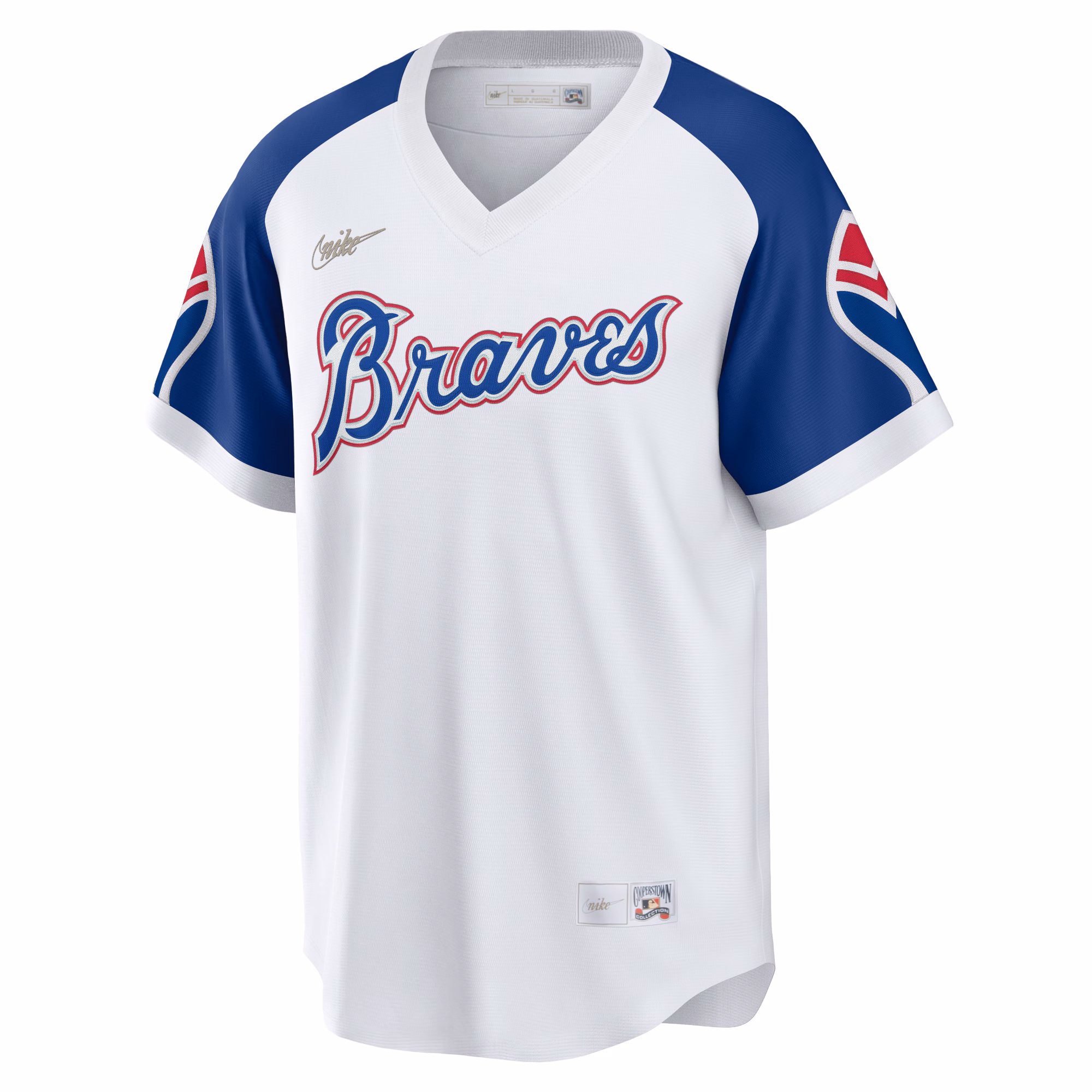 Hank Aaron Atlanta Braves Nike Home Cooperstown Collection Player Jersey - White