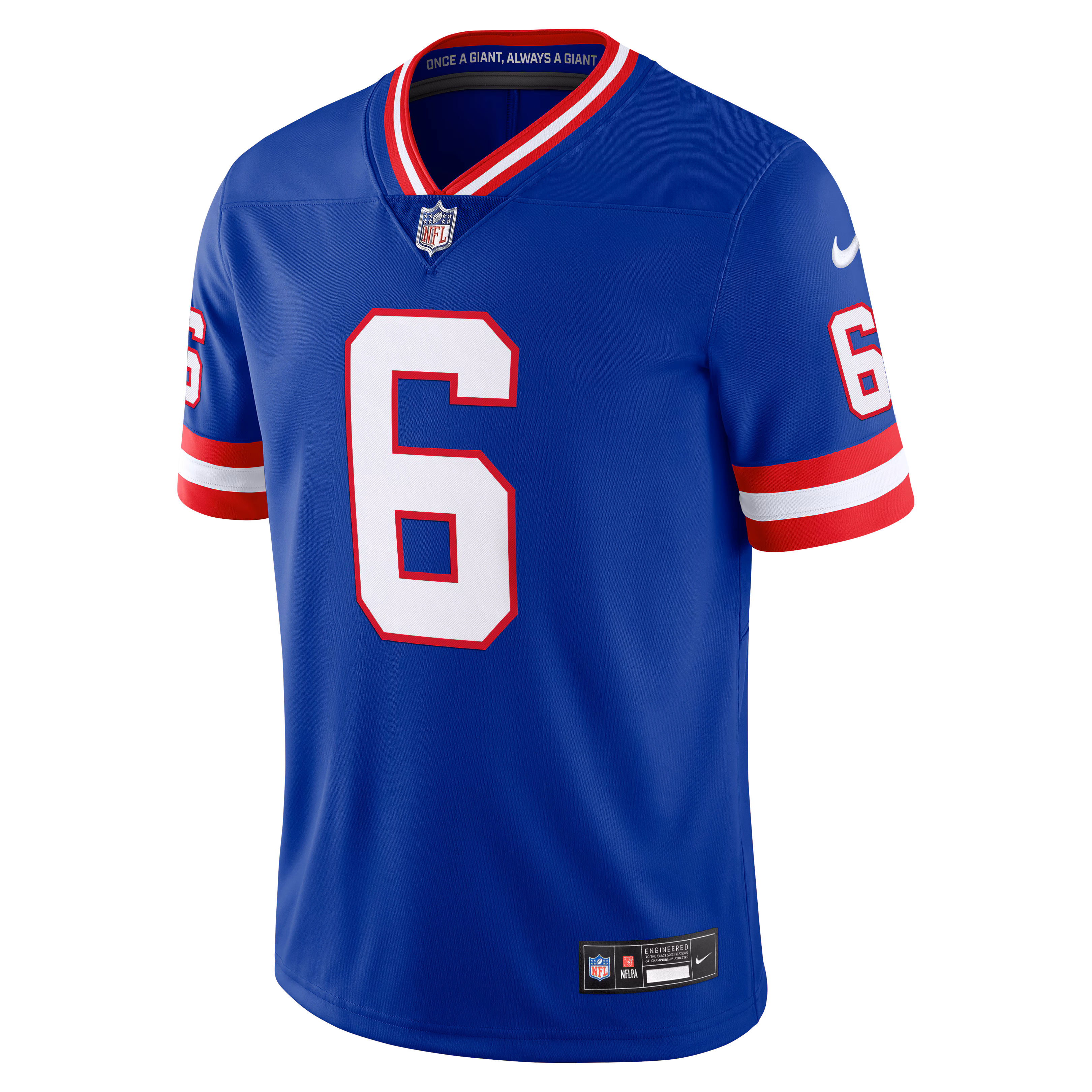 Jaxson Dart New York Giants Nike Legacy Vapor Untouchable Stitched Limited Jersey - Royal