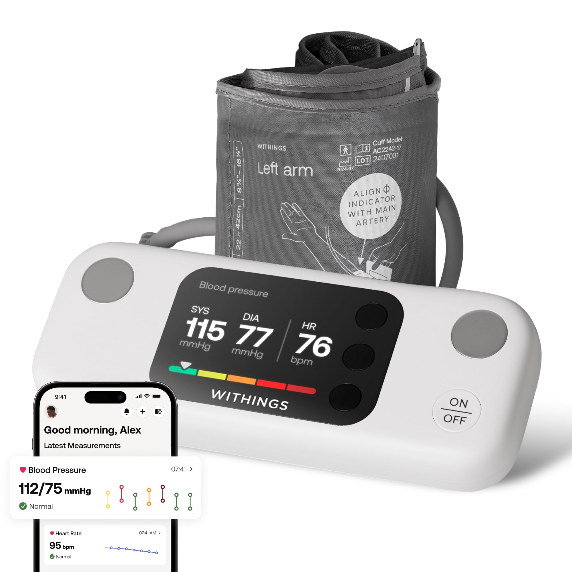 WITHINGS BPM Vision Smart Arm Blood Pressure Monitor