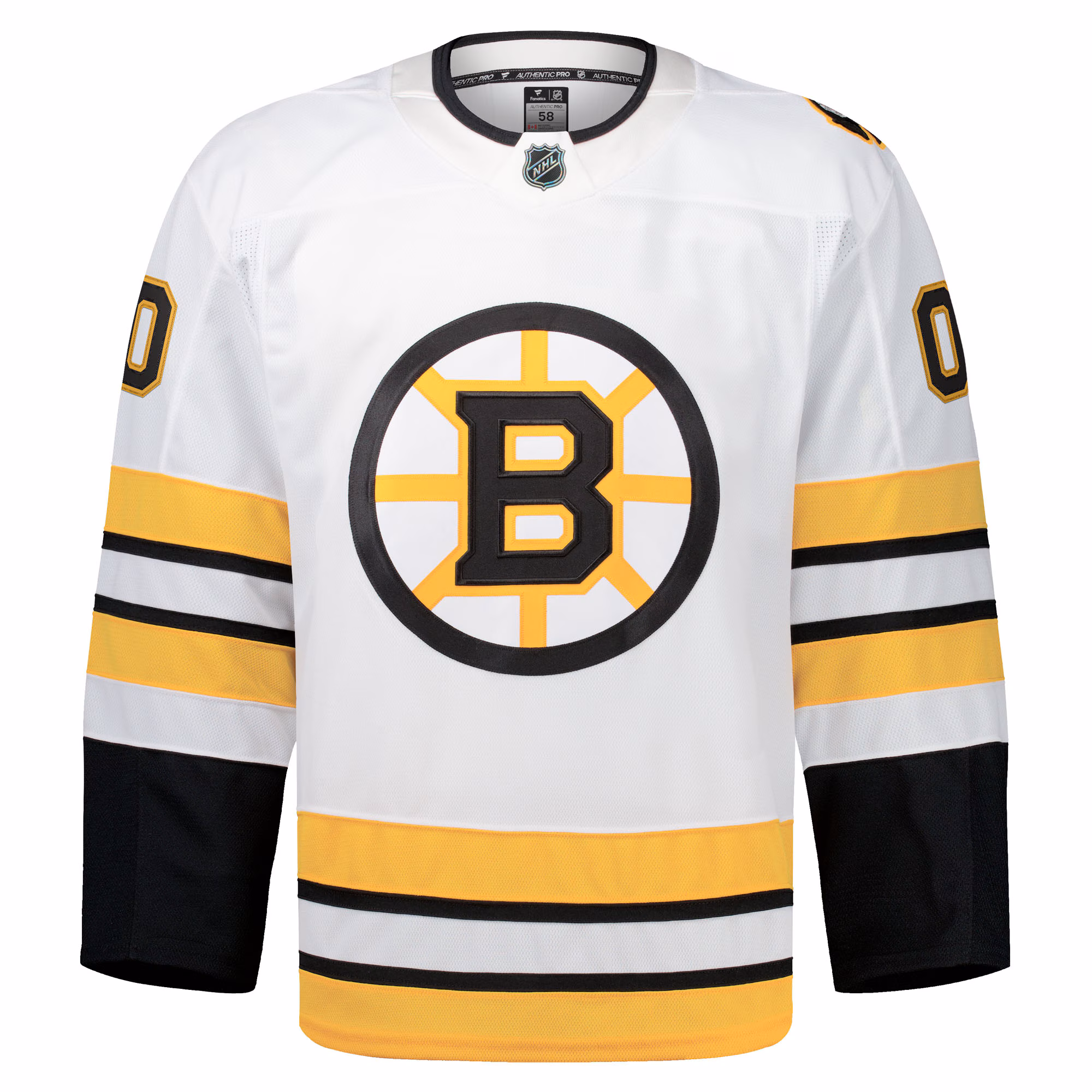 Boston Bruins Fanatics Away Authentic Pro Custom Jersey - White