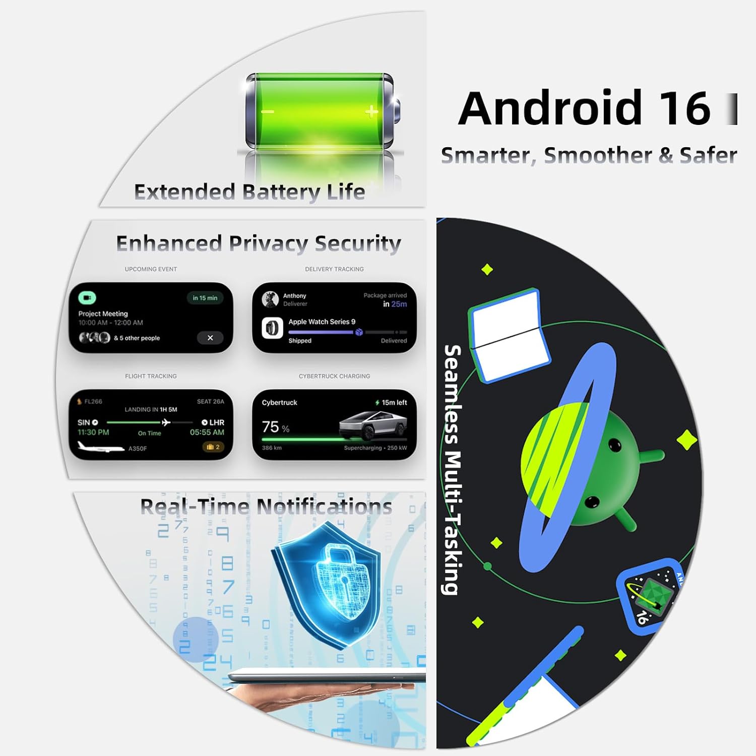 Android 16 Tablet, 11 Inch tablet, with 32(8+24)GB RAM 128GB ROM, Octa-Core T7250 CPU, 8000mAh, 8+16MP Camera, 1920P Screen, Widevine L1, Bluetooth 5.0, GPS, Ideal for Work, Study & Play(Gray)