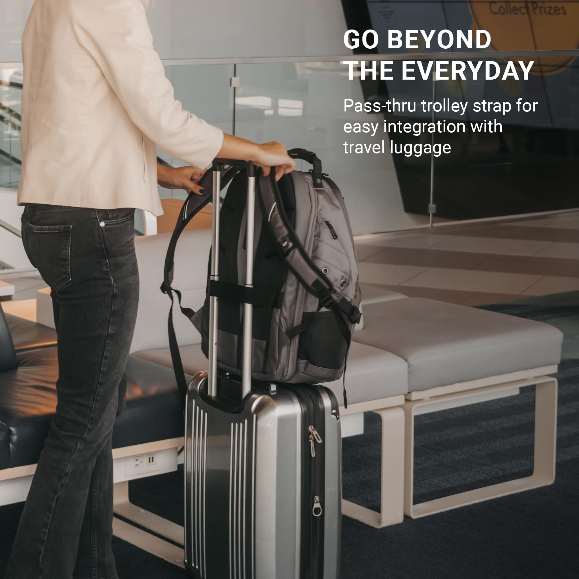 SWISSGEAR 1900 ScanSmart TSA Laptop Backpack - RFID, 17