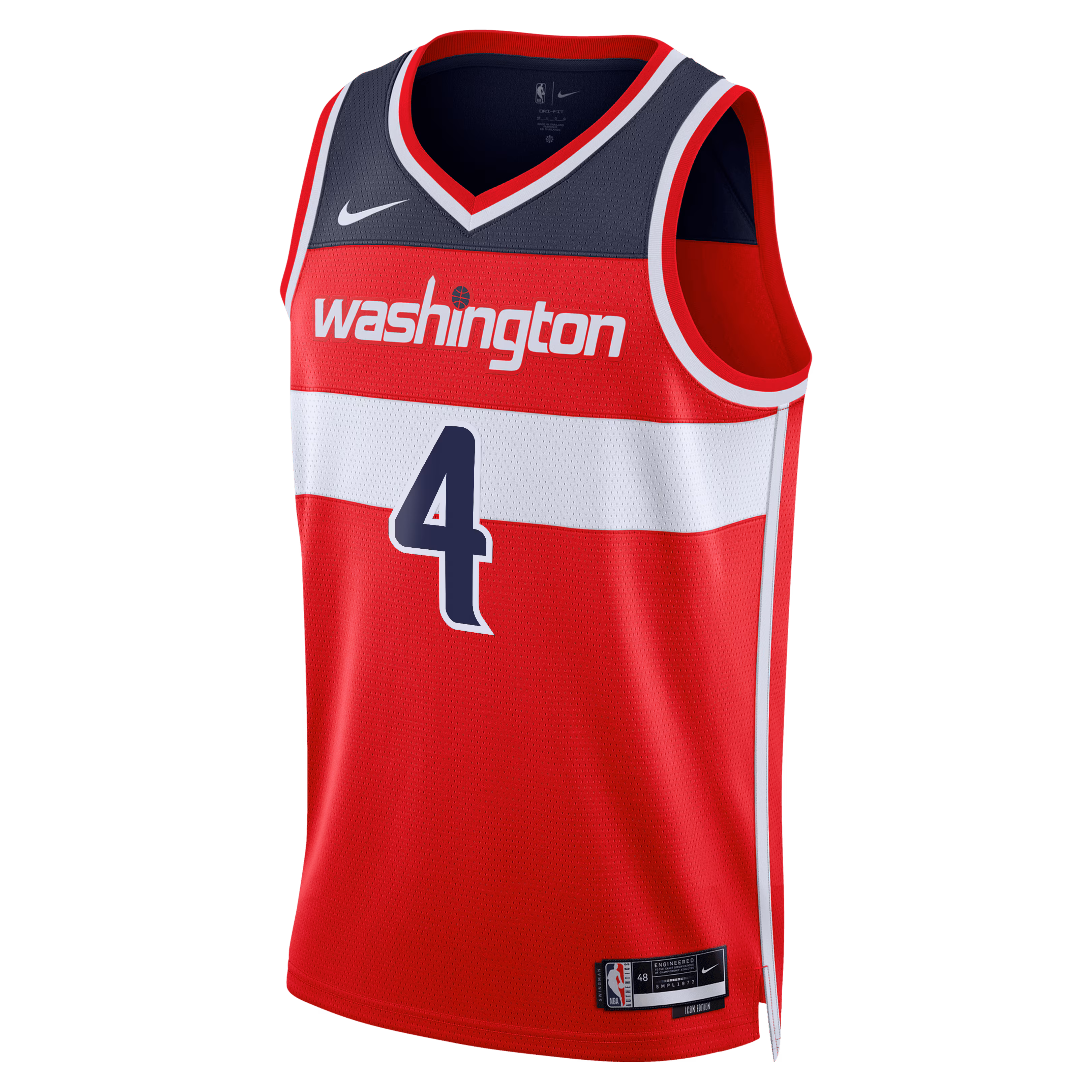 AJ Dybantsa Washington Wizards Nike Unisex 2026 NBA Draft Swingman Jersey - Icon Edition  - Red