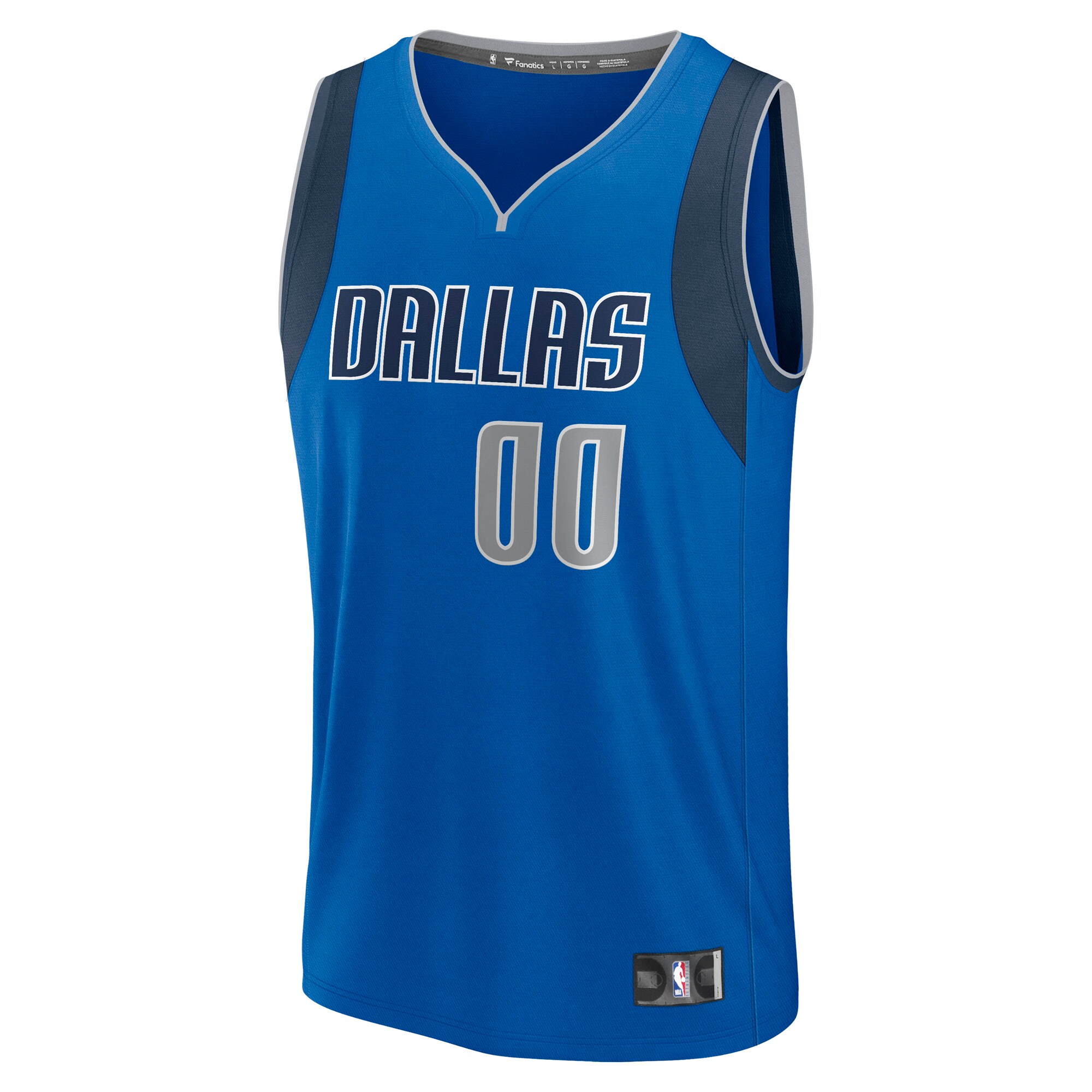 Dallas Mavericks Fanatics Fast Break Custom Jersey - Icon Edition - Blue