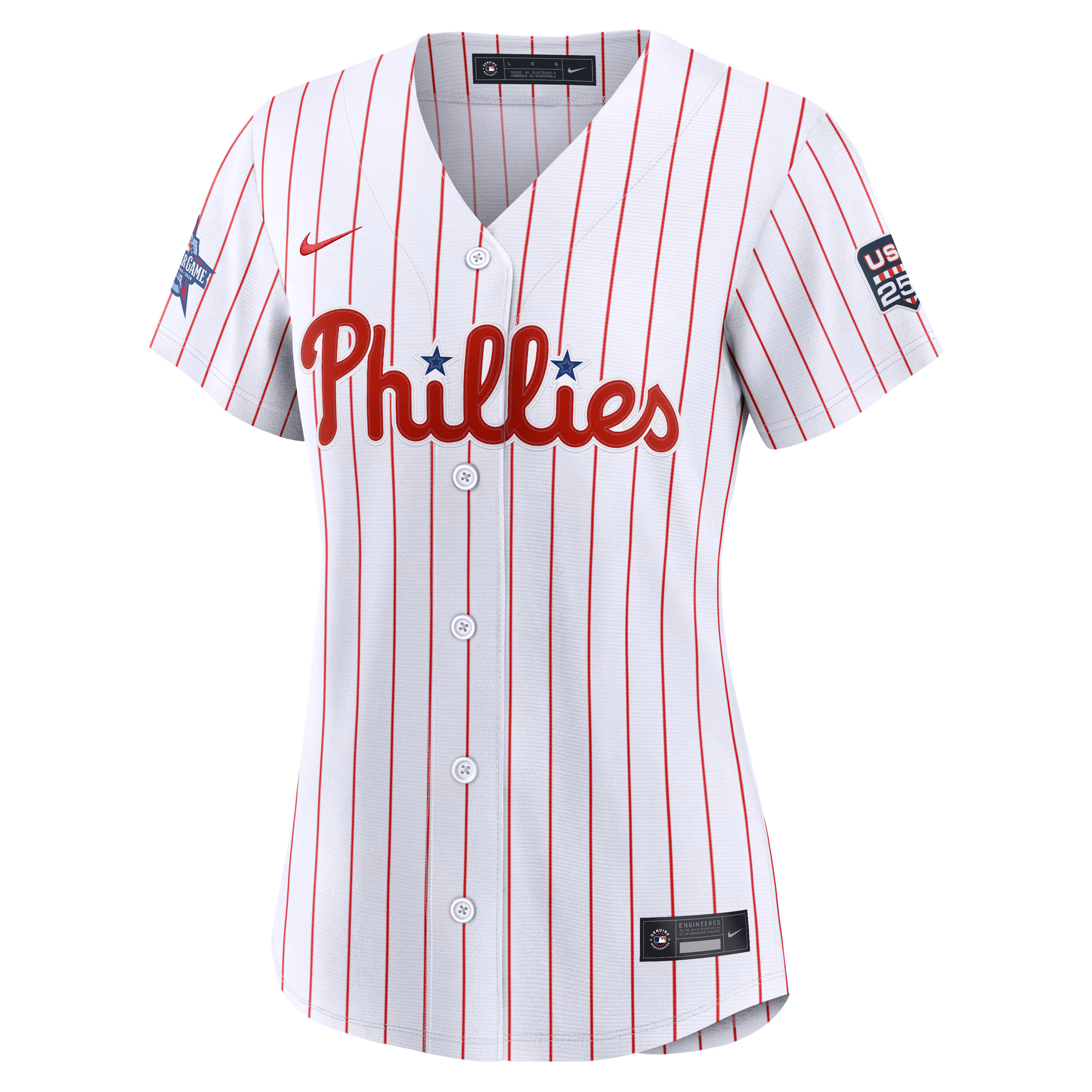 2026 All-Star Game Women's Philadelphia Phillies Kyle Schwarber Nike White Replica Jersey